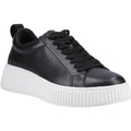 Hush Puppies Harlow Damen Sneaker Aus Schwarzem Leder
