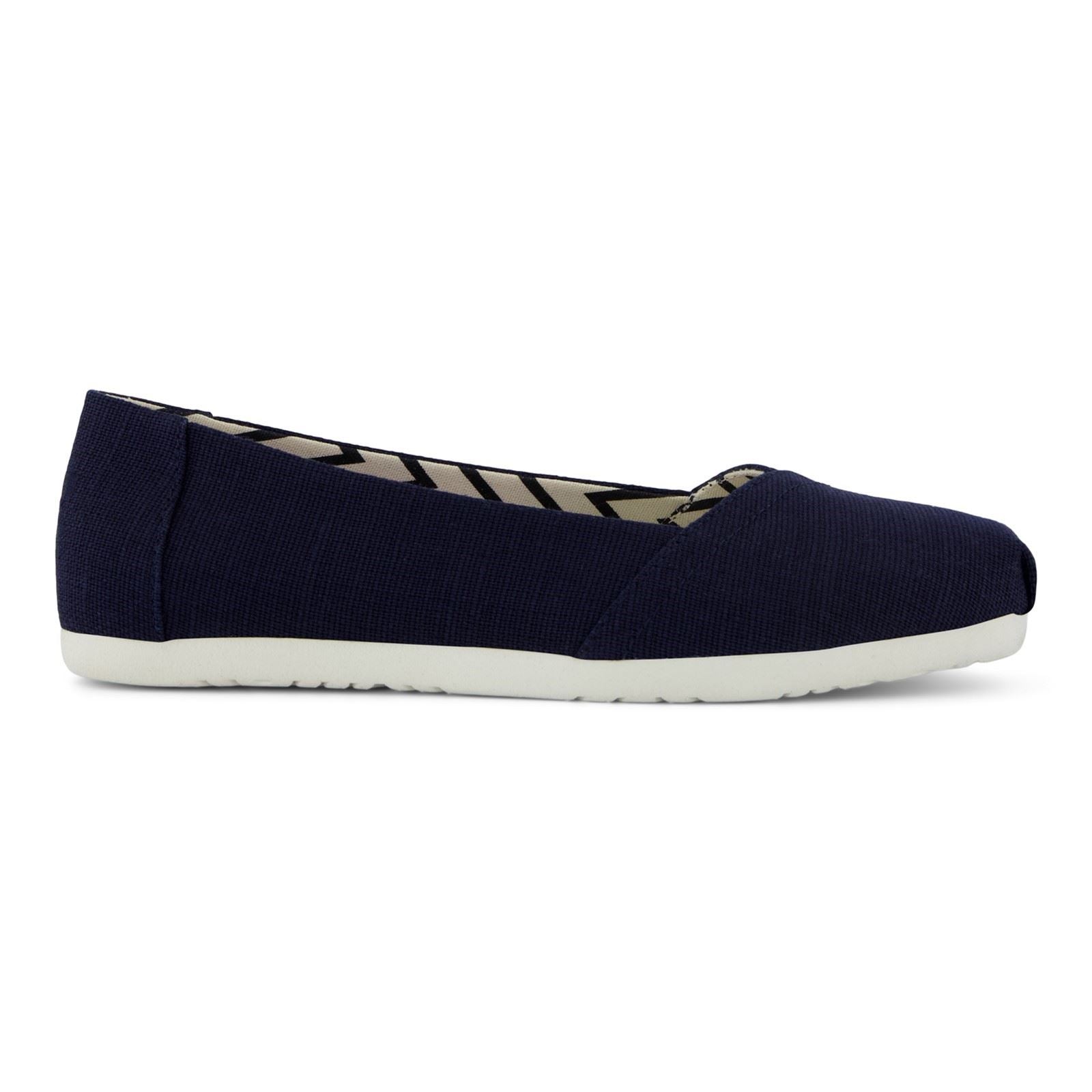TOMS Alpargata Ballet Textil Damen Marineblau Espadrilles