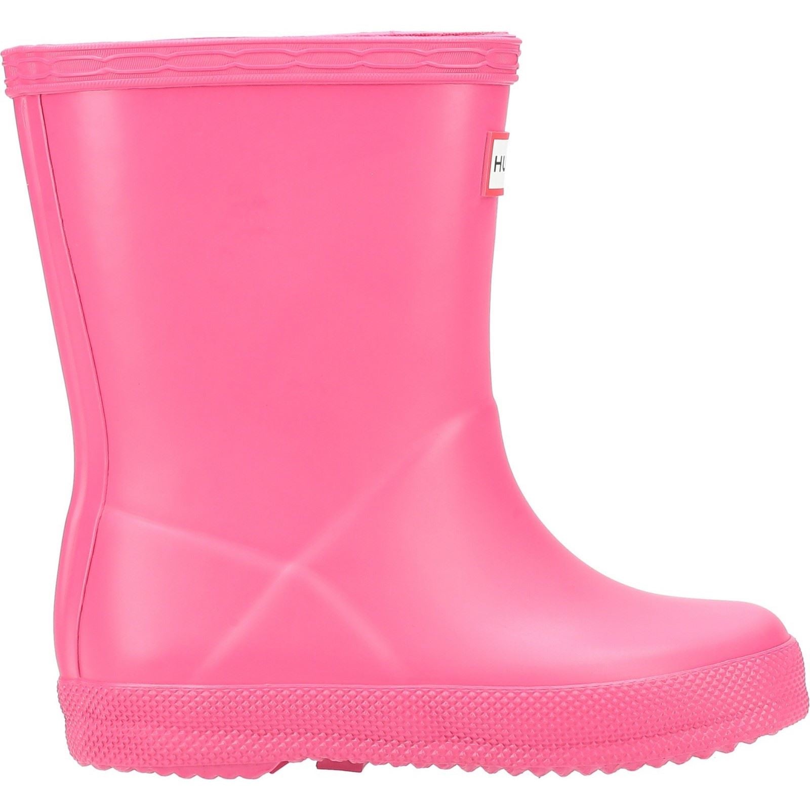 Hunter Kids First Matte Gummistiefel In Leuchtendem Pink