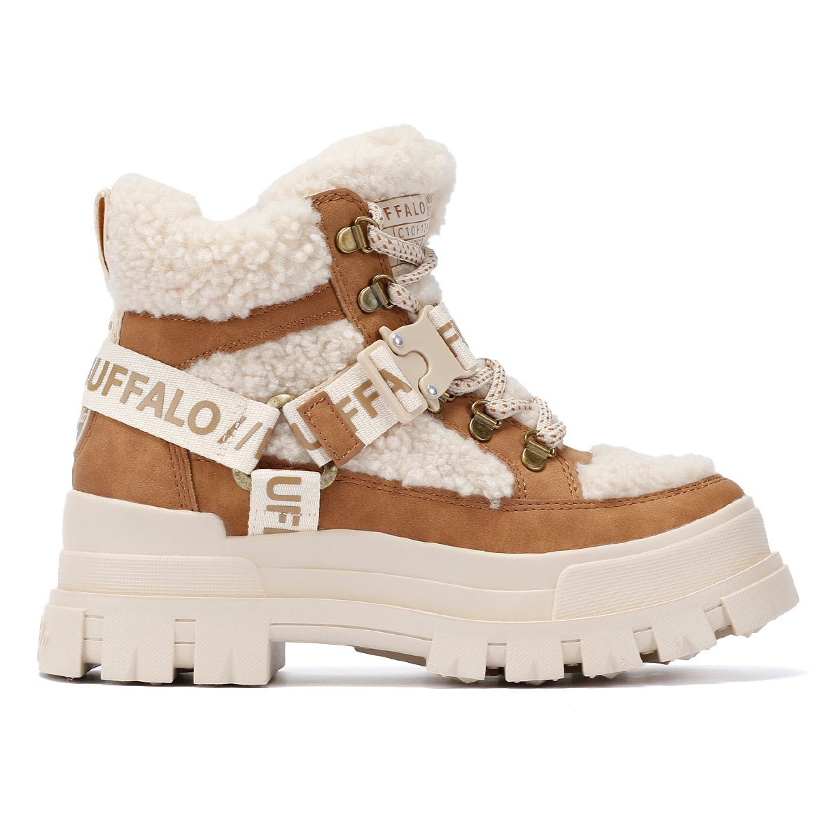 Buffalo Aspha Com Mid Warm Damen Stiefel In Beige
