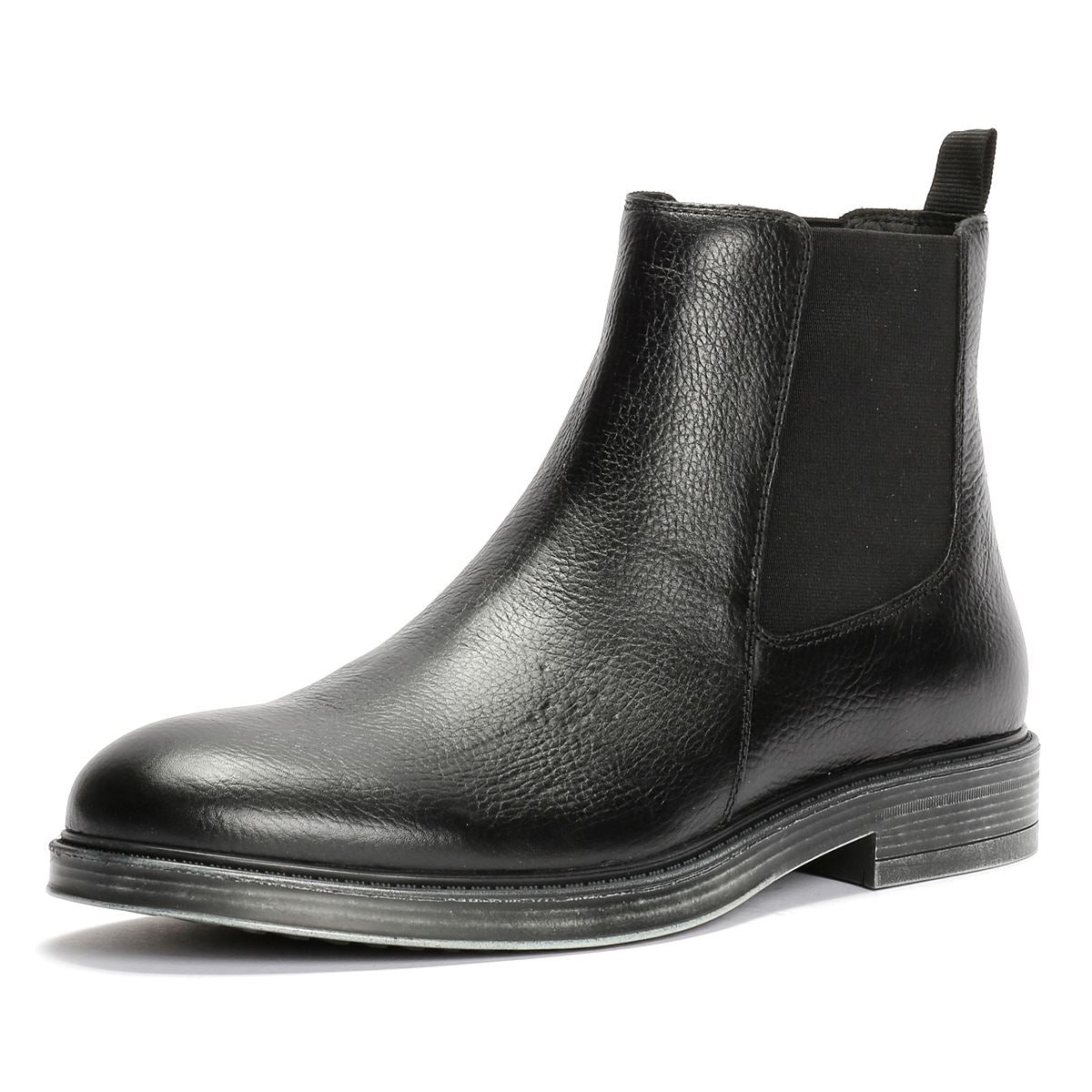 Geox Henreys Leder Herren Schwarze Stiefel