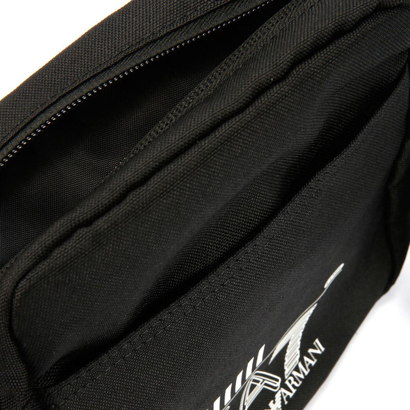 EA7 Train Core Small Herrentasche Aus Schwarzem Polyester