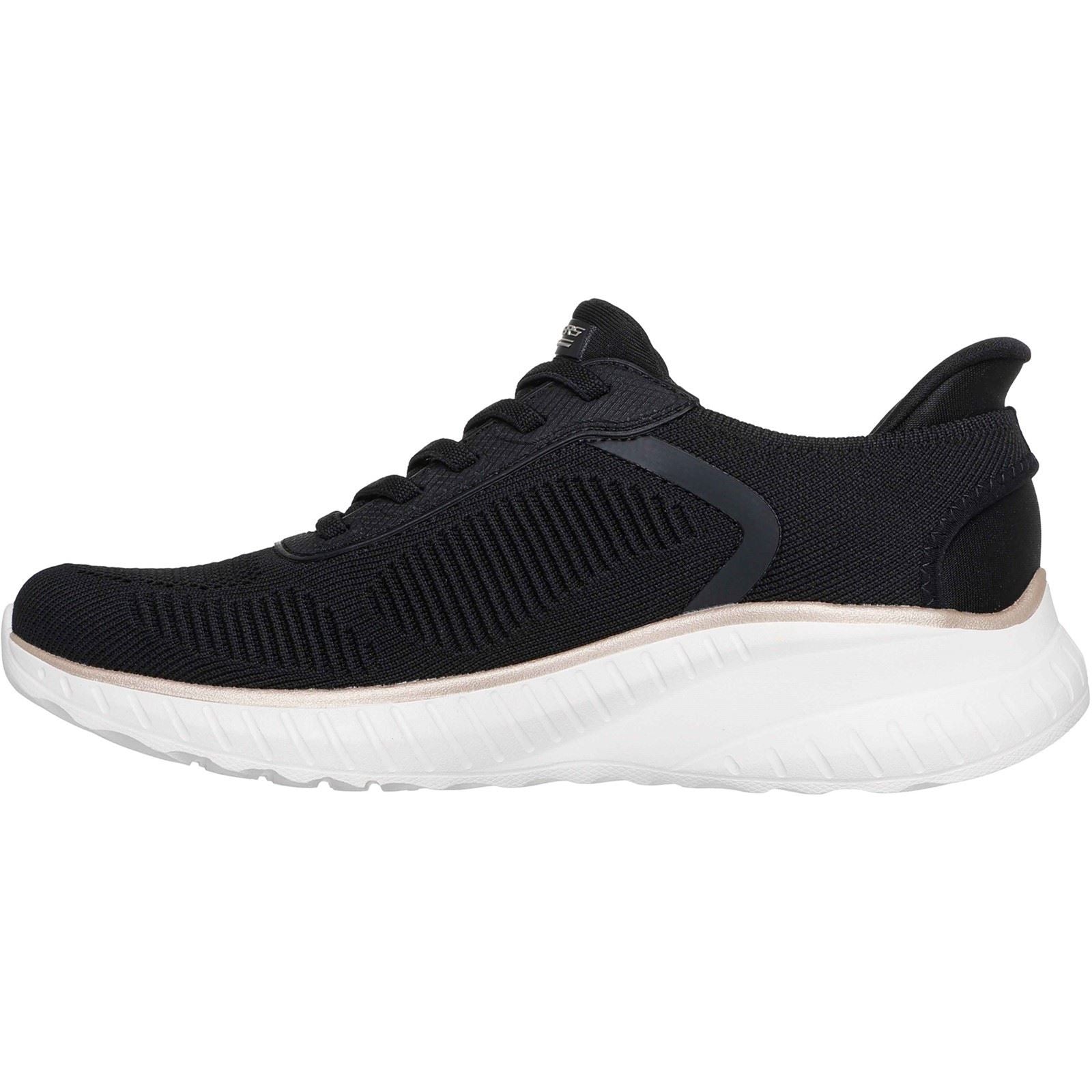 Skechers BOBS Sport Squad Chaos Textil Damen Schwarz/Gold Sneakers