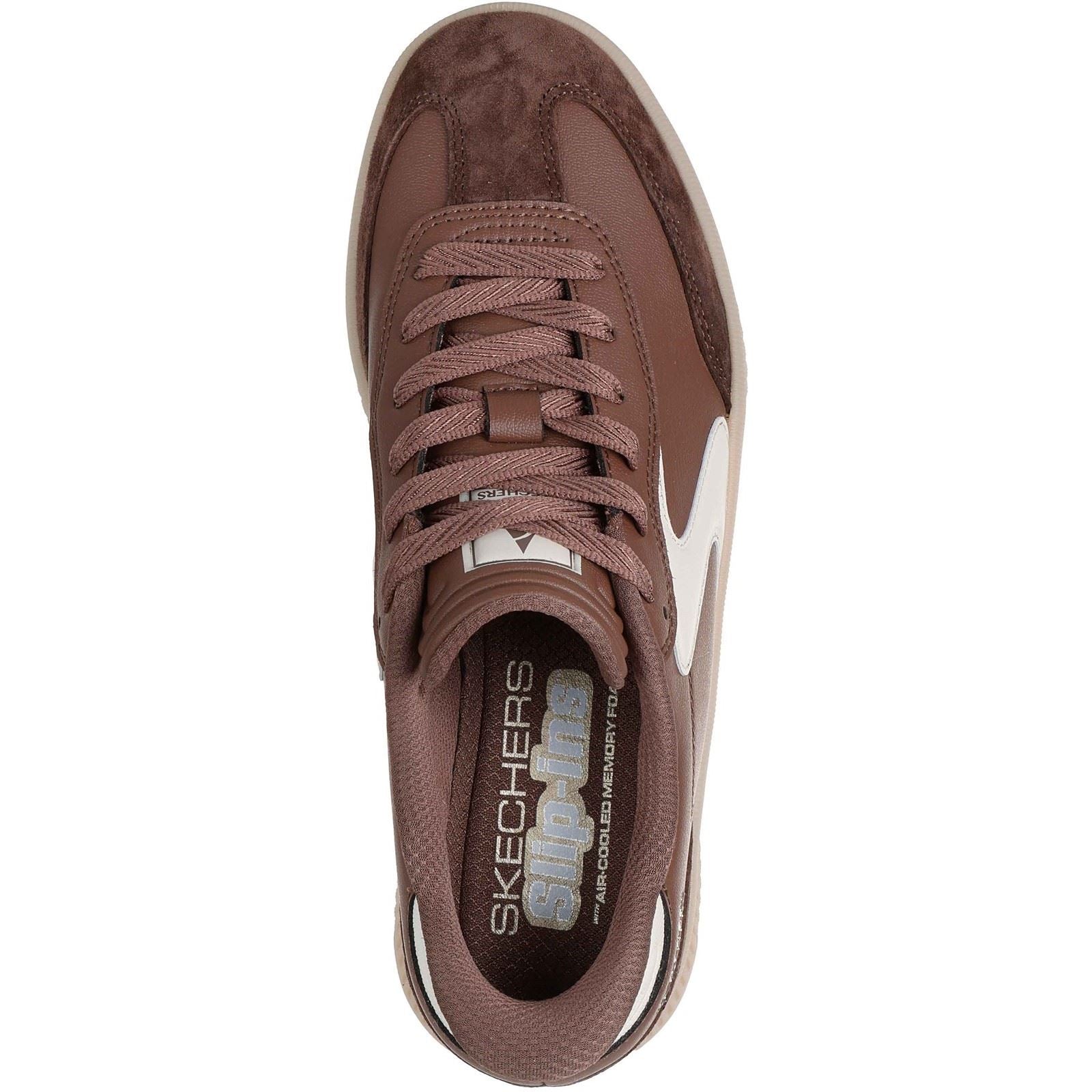 Skechers Hotshot HI - Lifted Luxe Polyurethan Damen Braune Sneakers