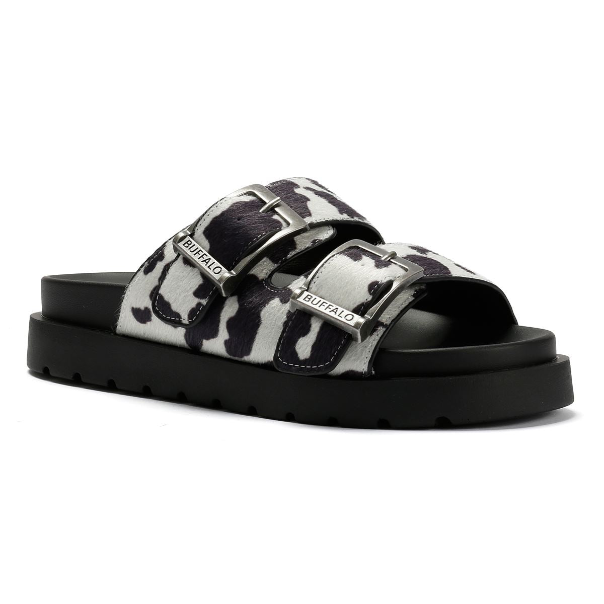 Buffalo Raya Ari Damen Schwarze Sandalen