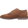 Hush Puppies Samson Herren Brogues Schuhe Aus Braunem Leder