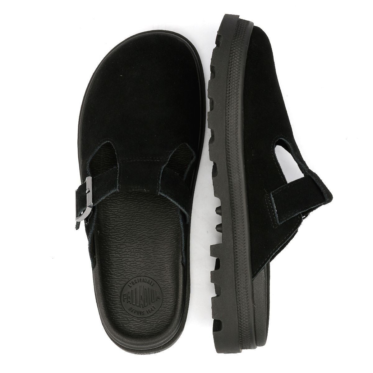 Palladium Dunelite Pyla Wildlederschuhe In Schwarz