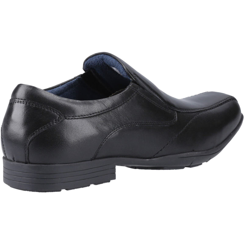 Pod Dundee Herren Slip-On Schuhe Aus Schwarzem Leder