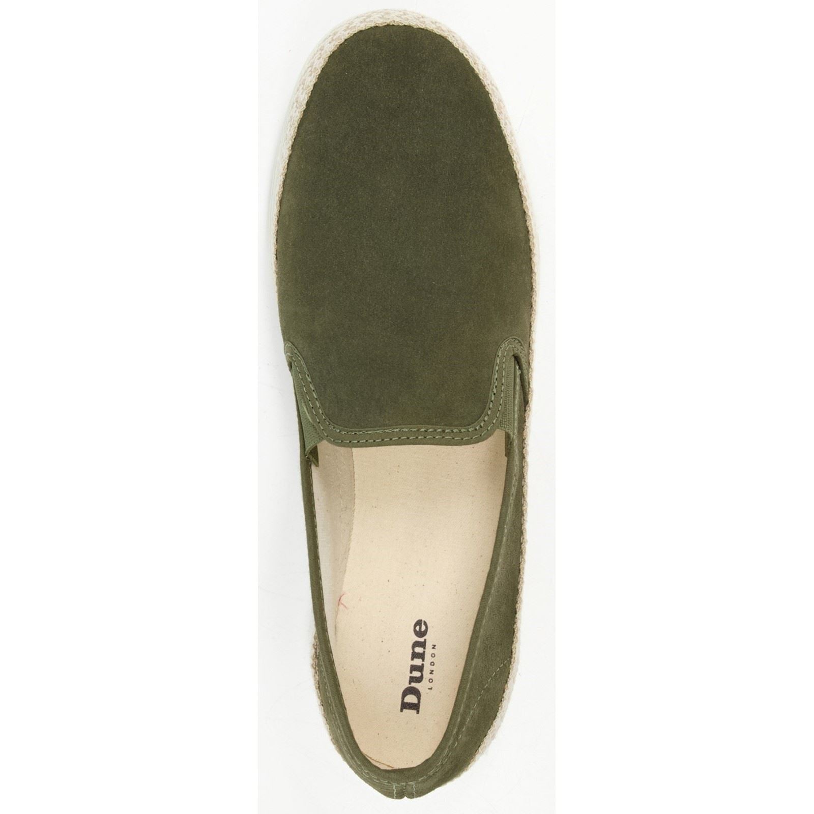 Dune Francisco Wildleder Herren Sneaker In Khaki