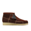 Clarks Originals Wallabee Textile Herren Braune Stiefel