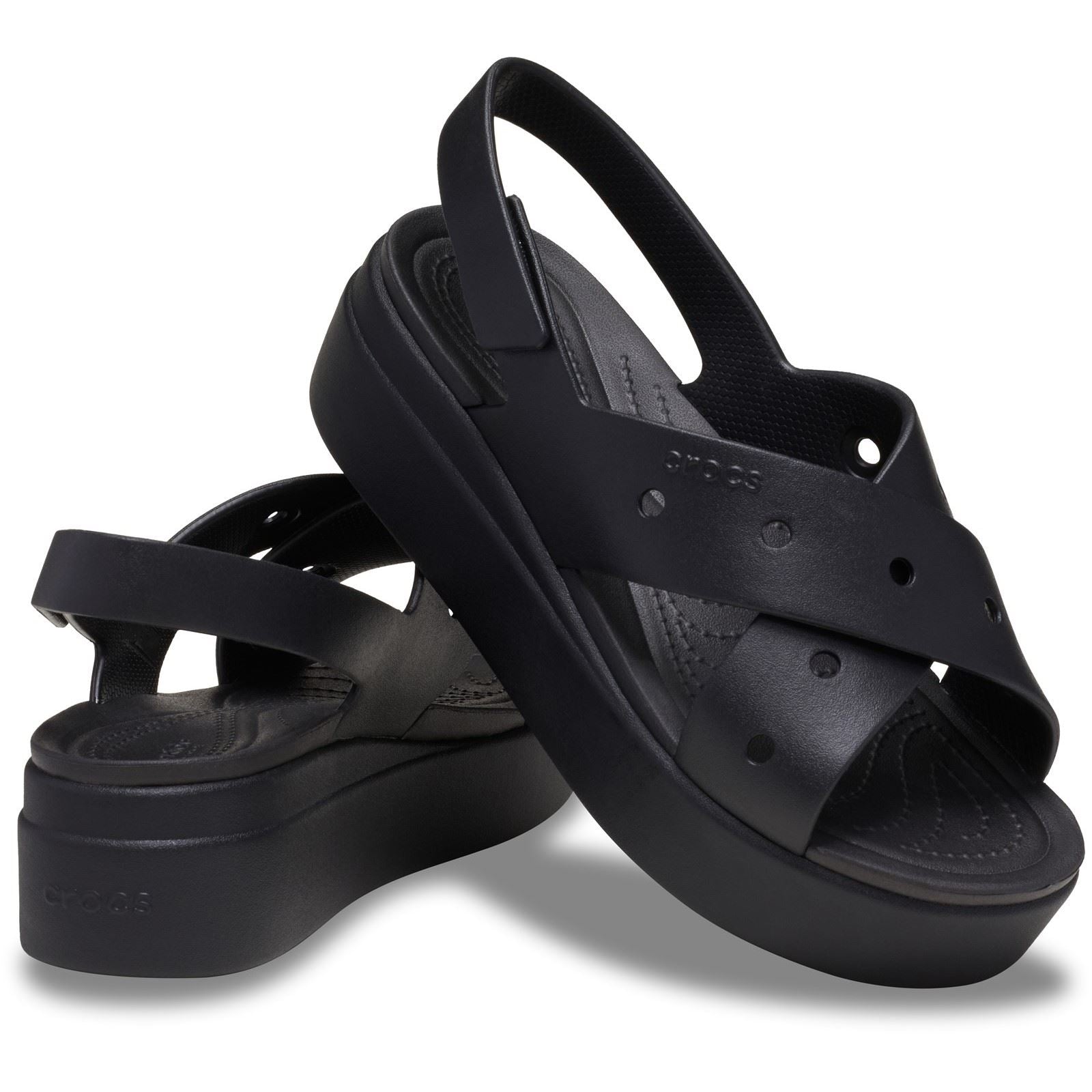 Crocs Brooklyn 4U Eva Damen Schwarze Sandalen