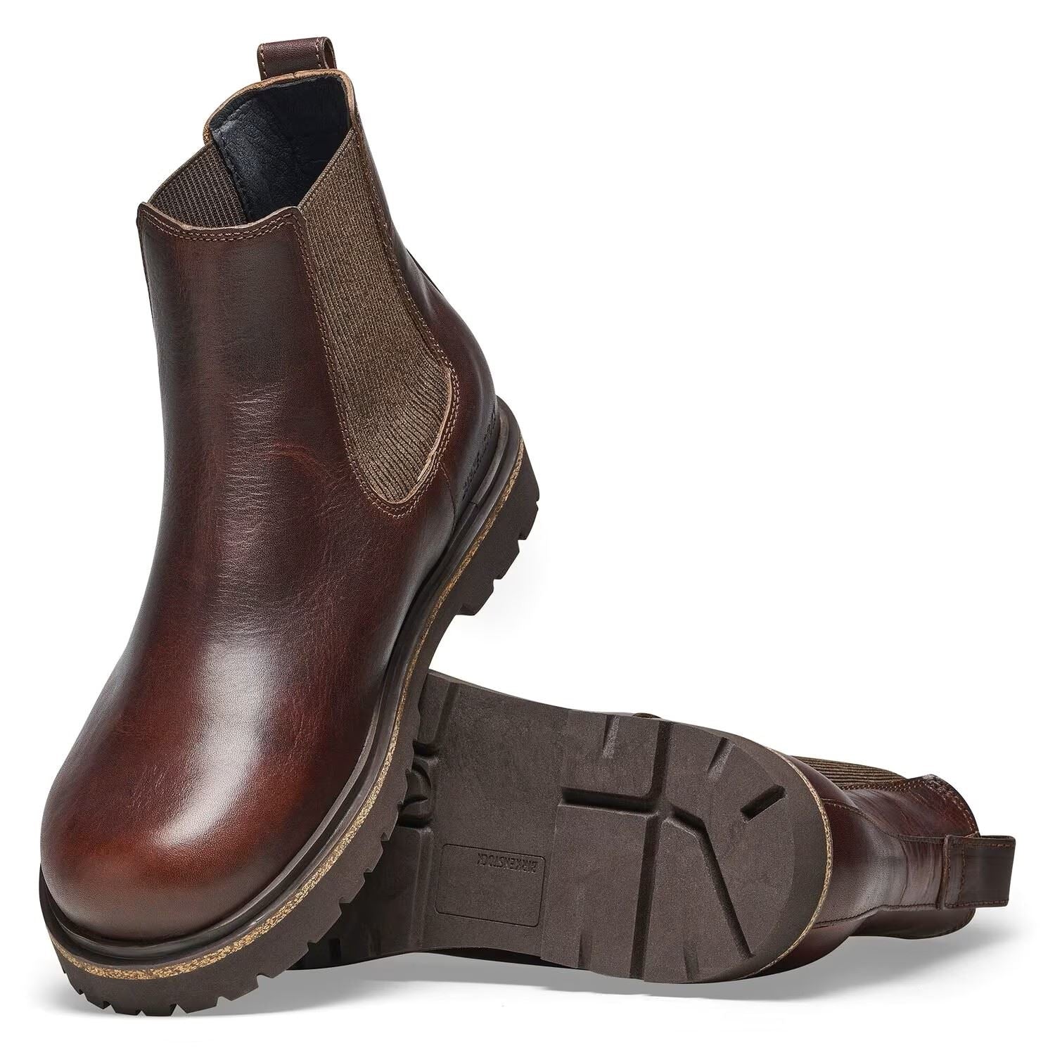 Birkenstock Highwood Chelsea Braune Herrenstiefel Aus Leder