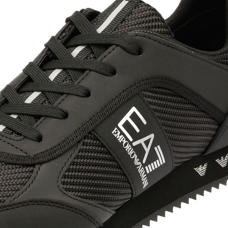 EA7 Black & White Carbon Herren Schwarze Turnschuhe