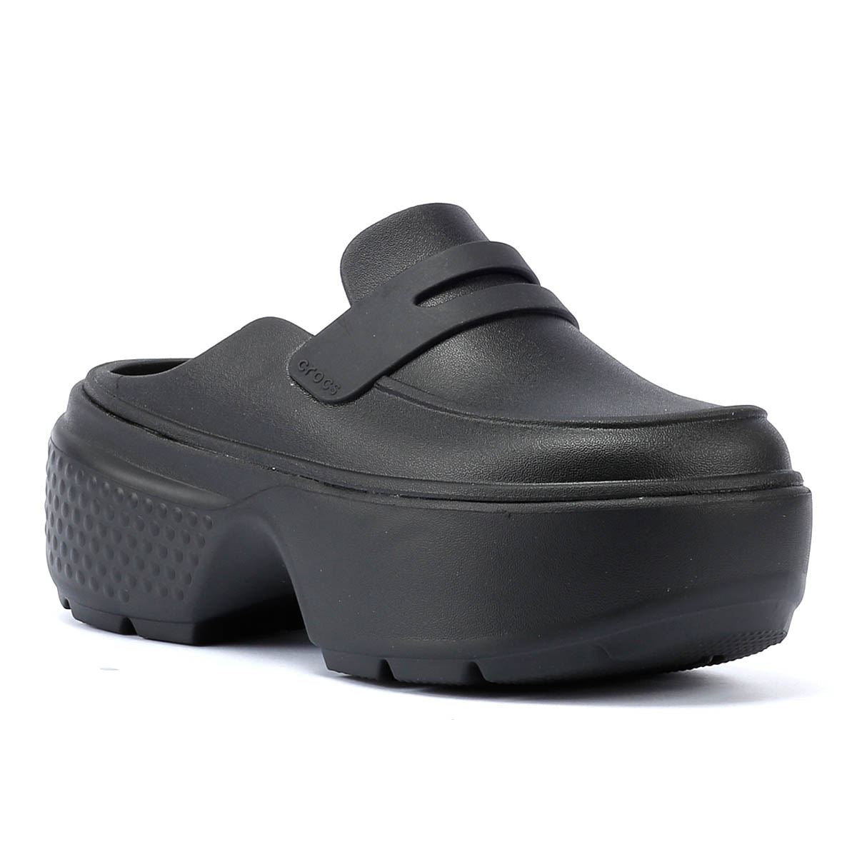 Crocs Stomp Damen Schwarze Farbe Loafer