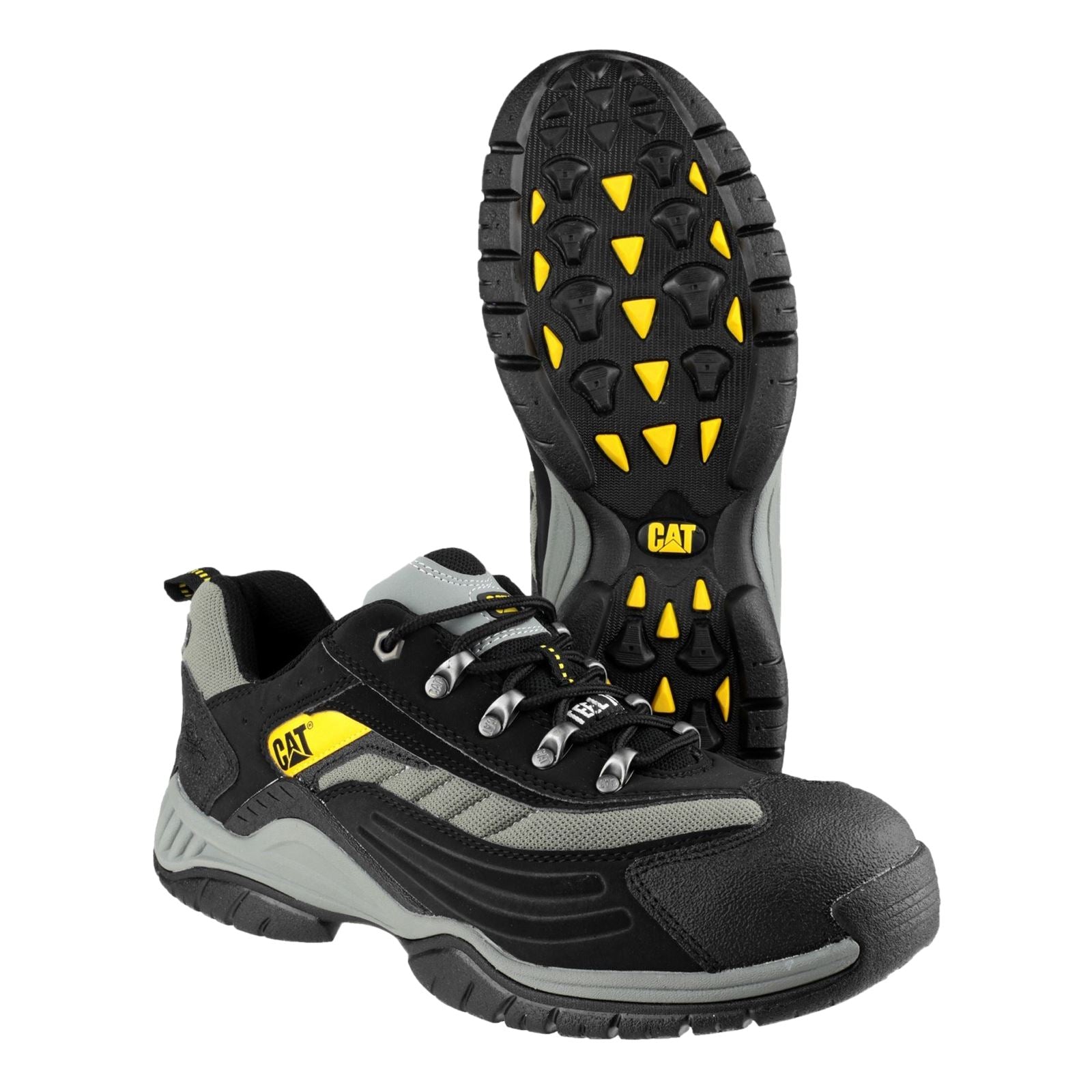 Caterpillar Moor Leder Schwarze Farbe Sicherheitssneaker