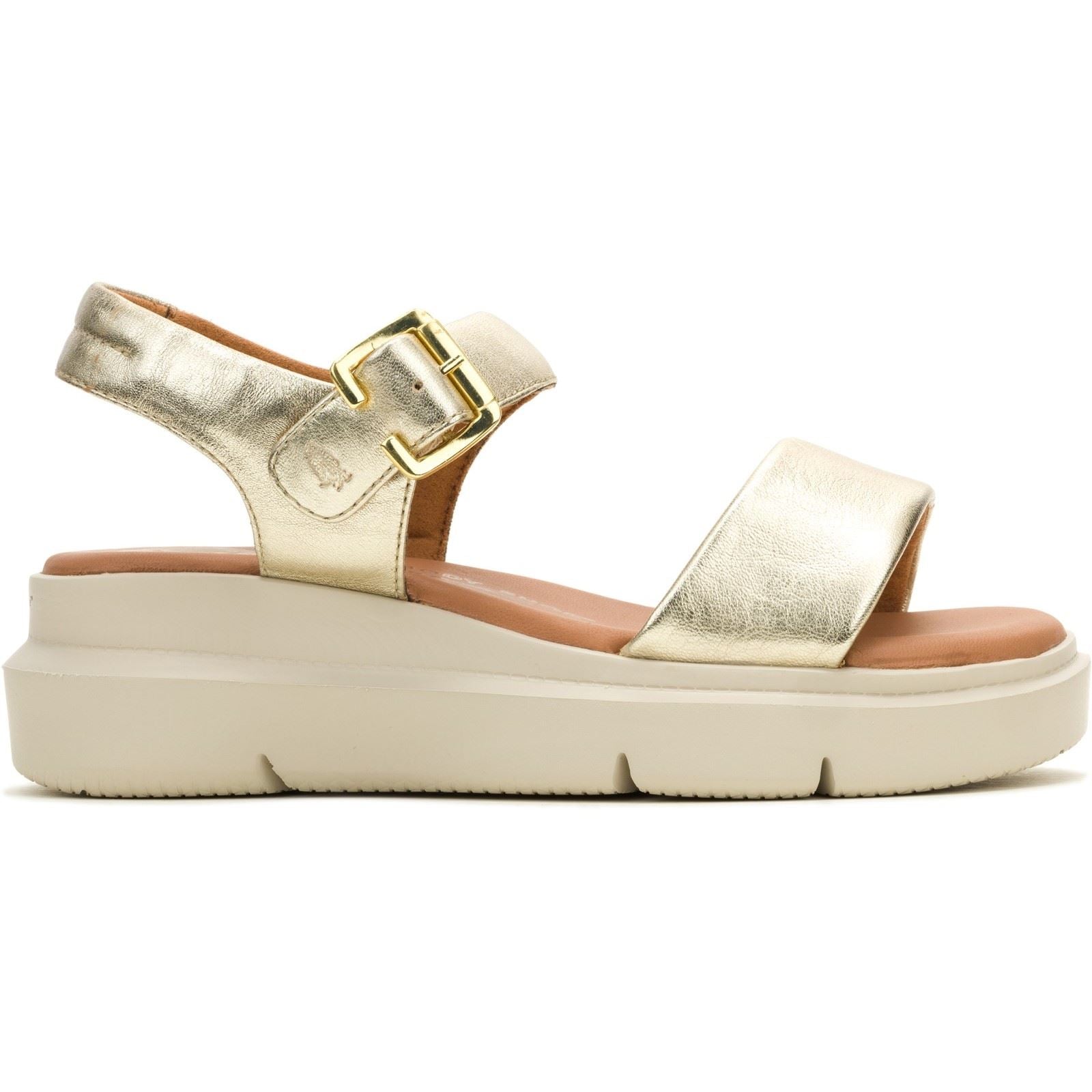 Hush Puppies Uplift Damen Sandalen Aus Champagner-Leder