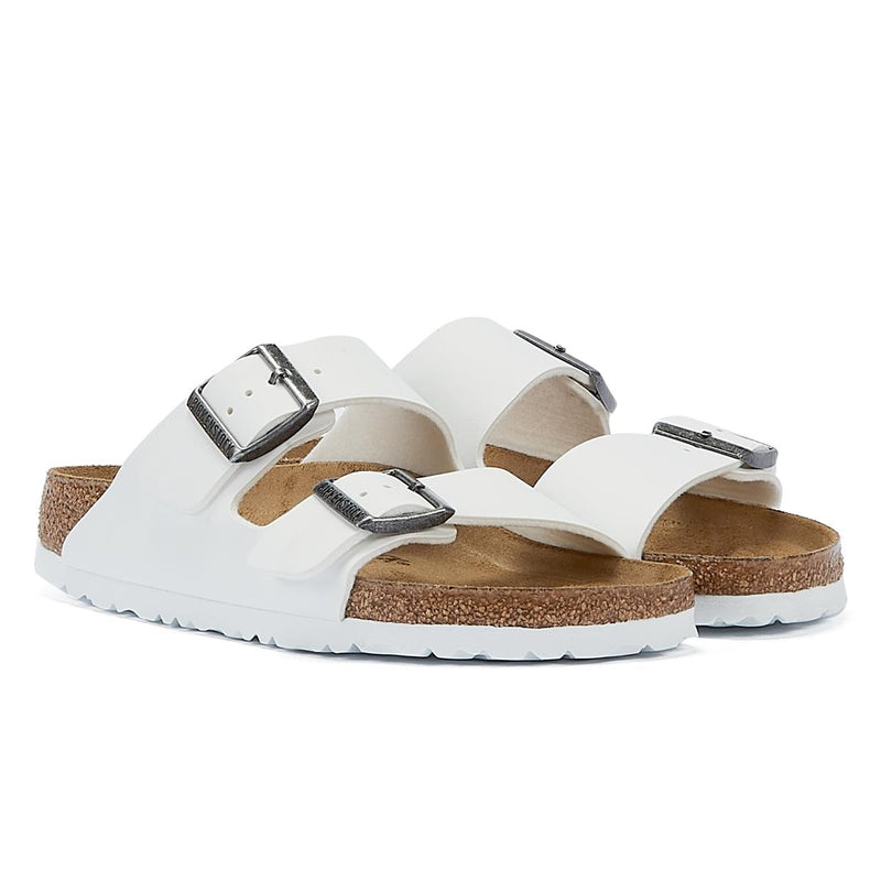 Birkenstock Arizona Birko Flor Weiße Sandalen