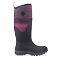 Muck Boots Arctic Sport II Tall Damen Gummistiefel in Schwarz/Magenta Verlauf für den Winter bis zum Knie