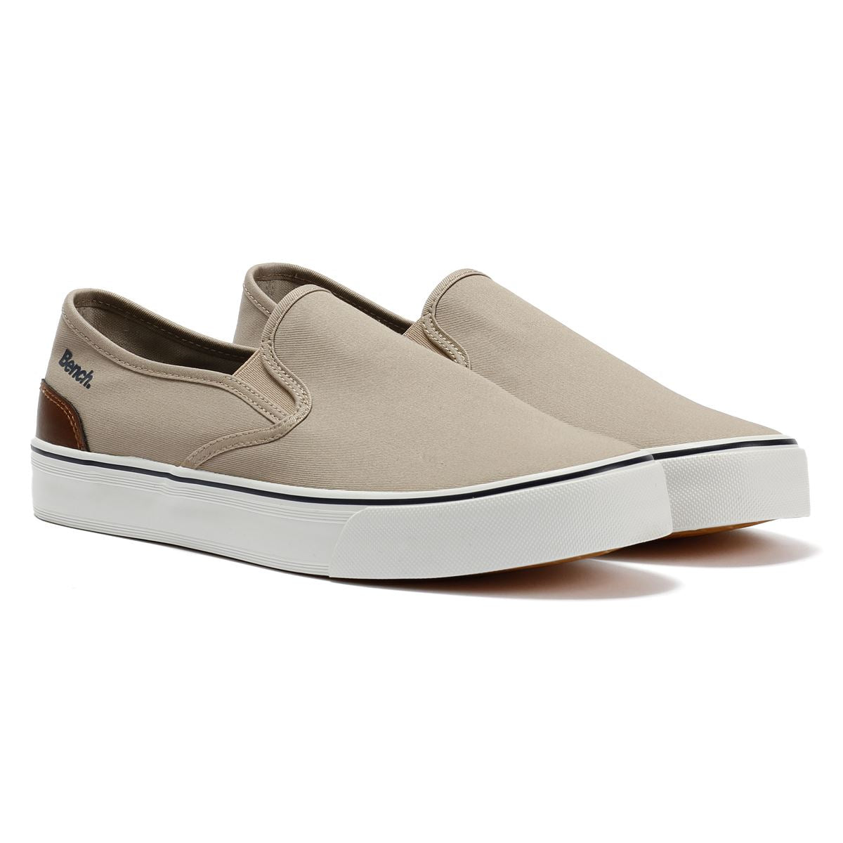 Bench Dalton Canvas Herren Sneakers In Beige