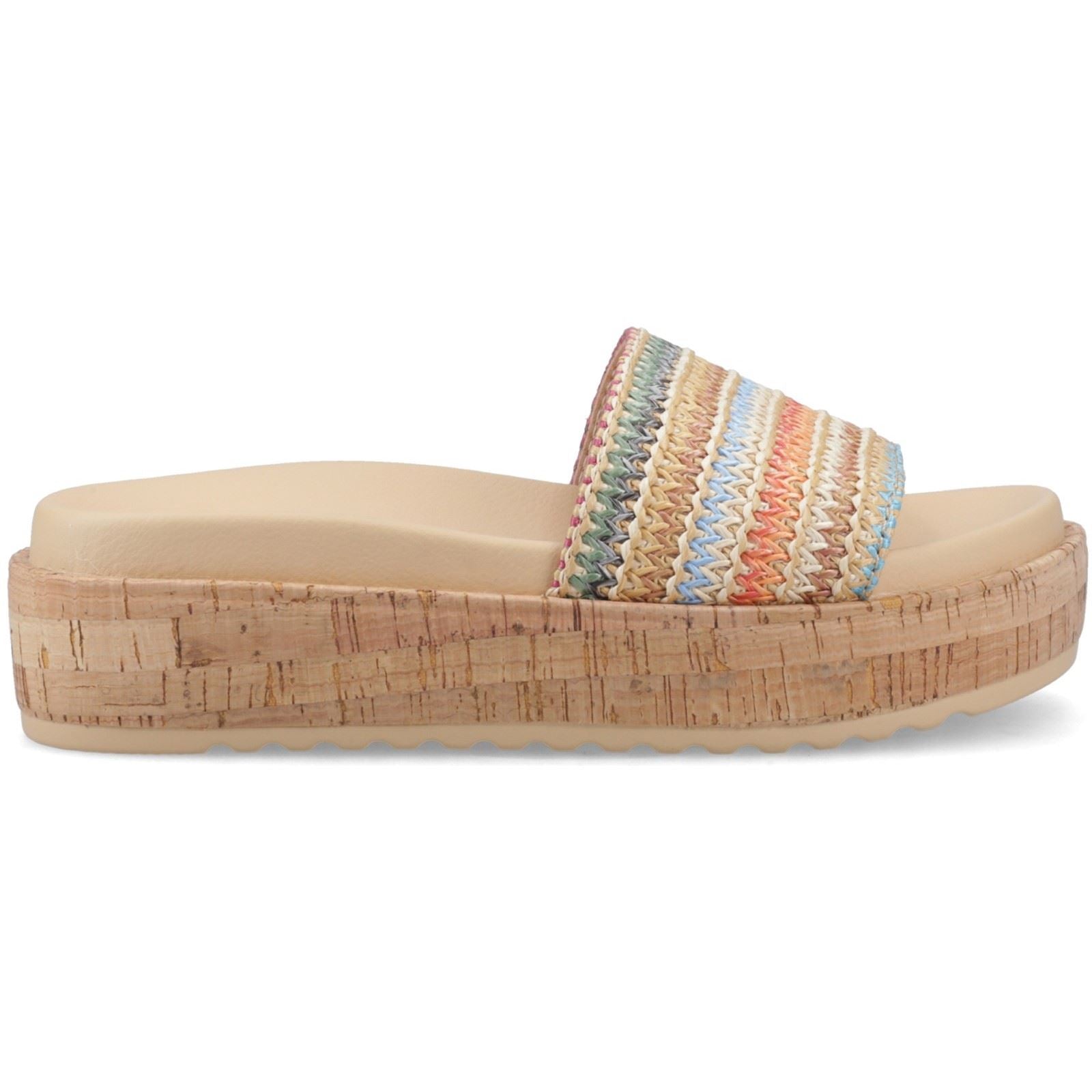 Rocket Dog Faye Alti Raffia Textil Damen Mehrfarbige Sandalen