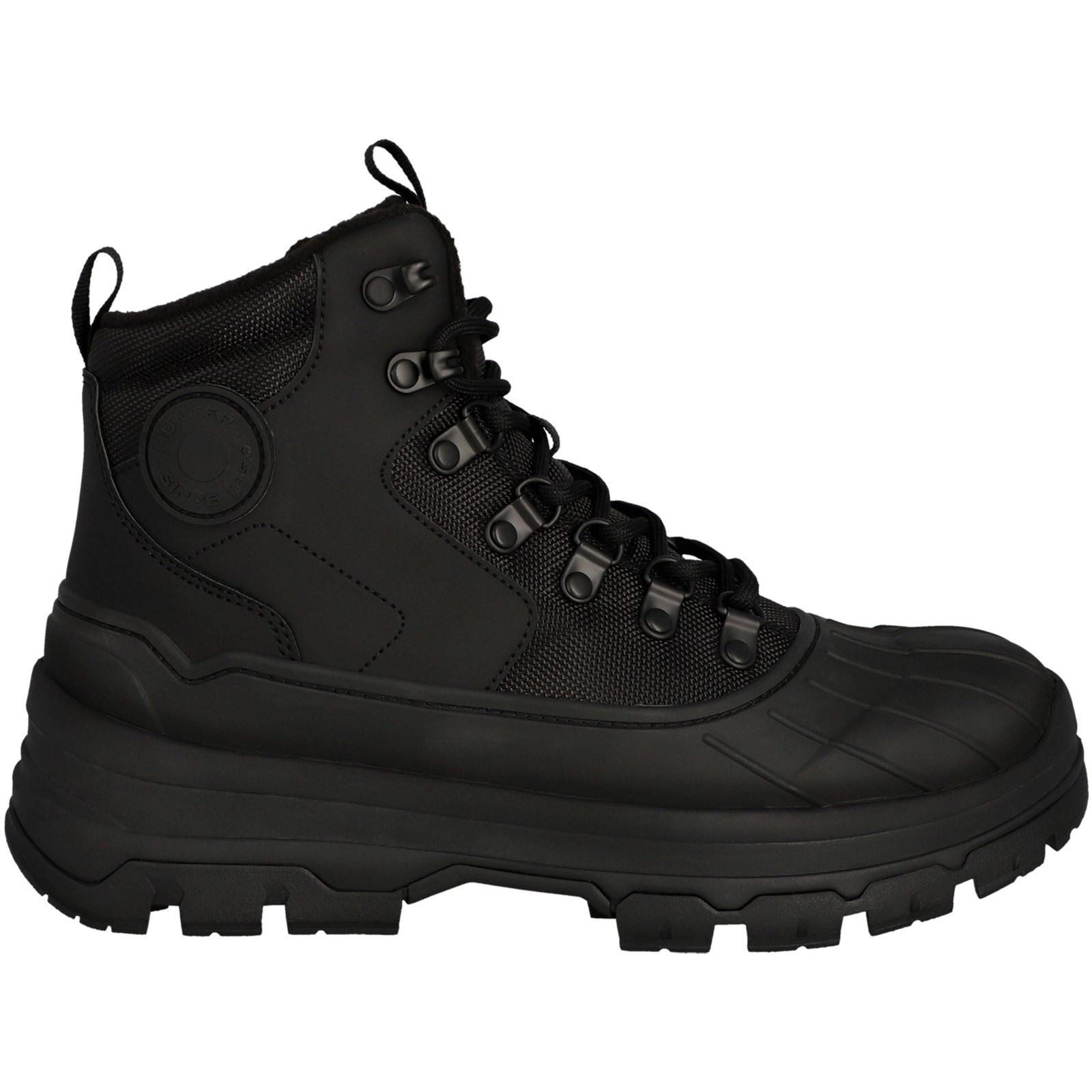 Hunter Explorer Duck Gummistiefel Damen Schwarz