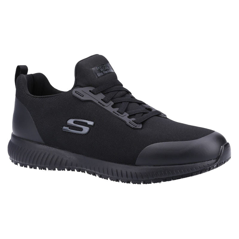 Skechers Workwear Squad SR Myton Textil Herren Schwarze Sicherheits-Sneaker
