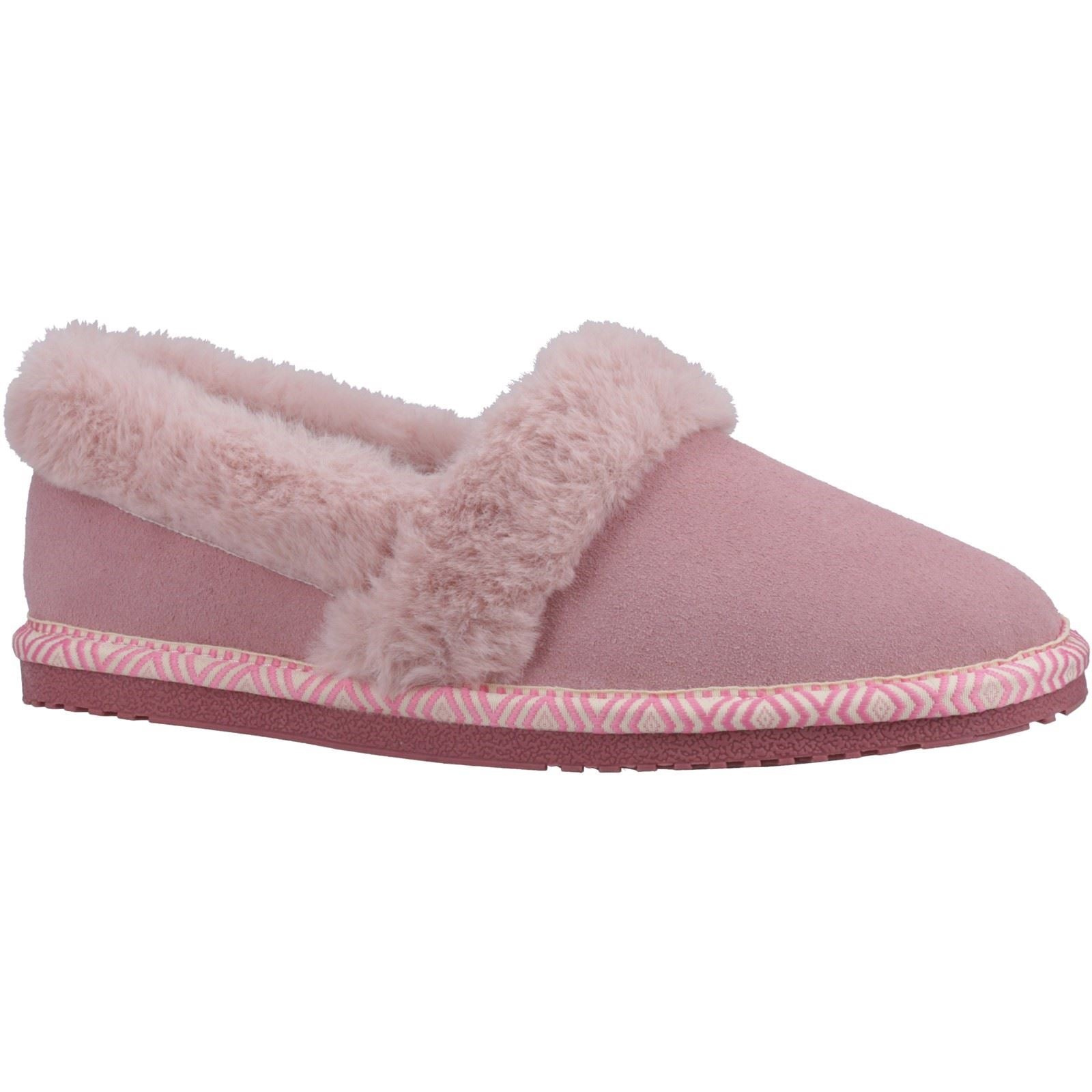 Hush Puppies Ariel Wildleder Damen Blush Hausschuhe