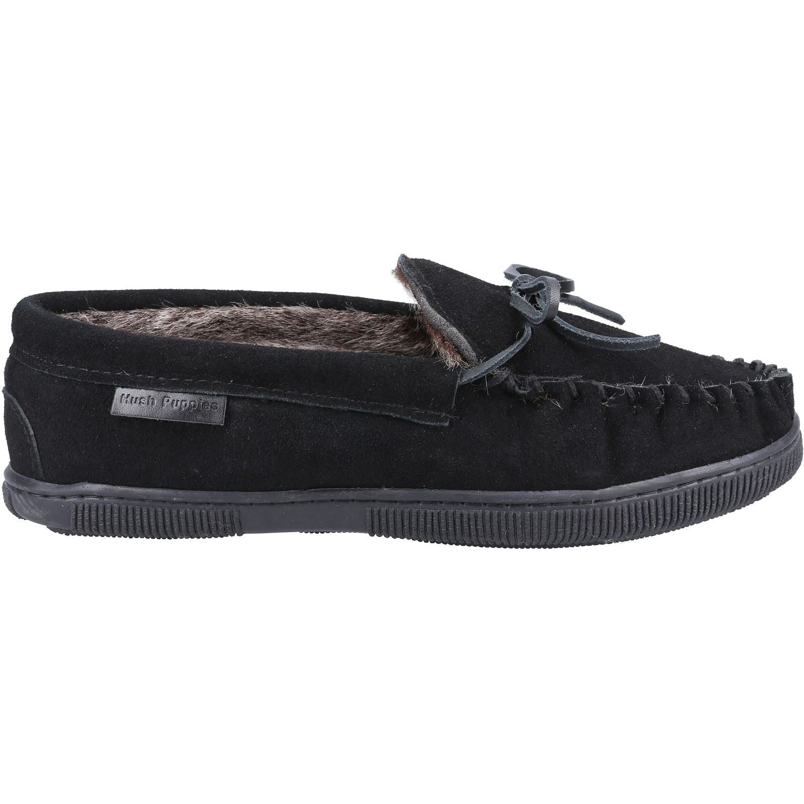 Hush Puppies Ace Wildleder-Hausschuhe Für Herren In Schwarz