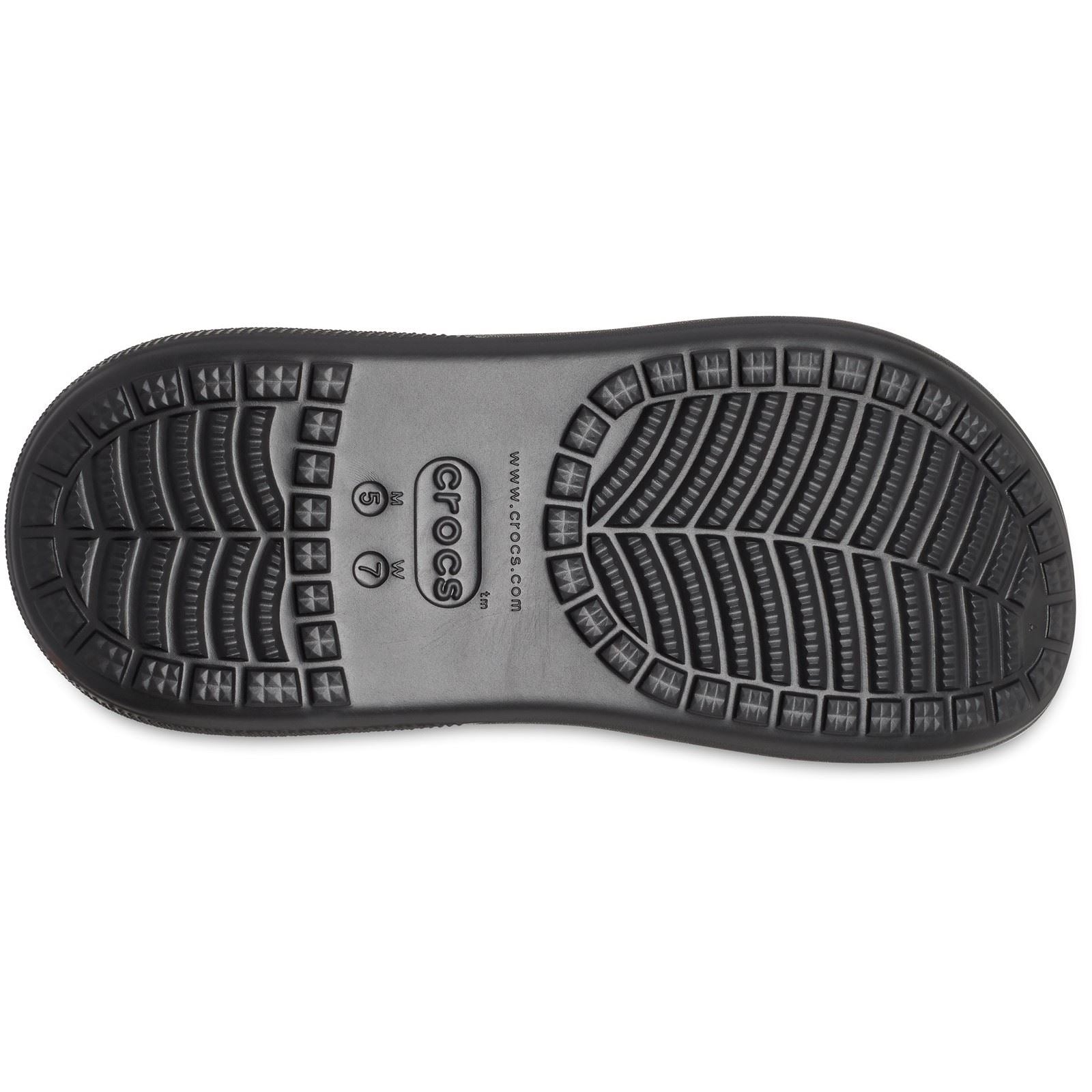 Crocs Classic Crush Eva Damen Hausschuhe In Schwarz