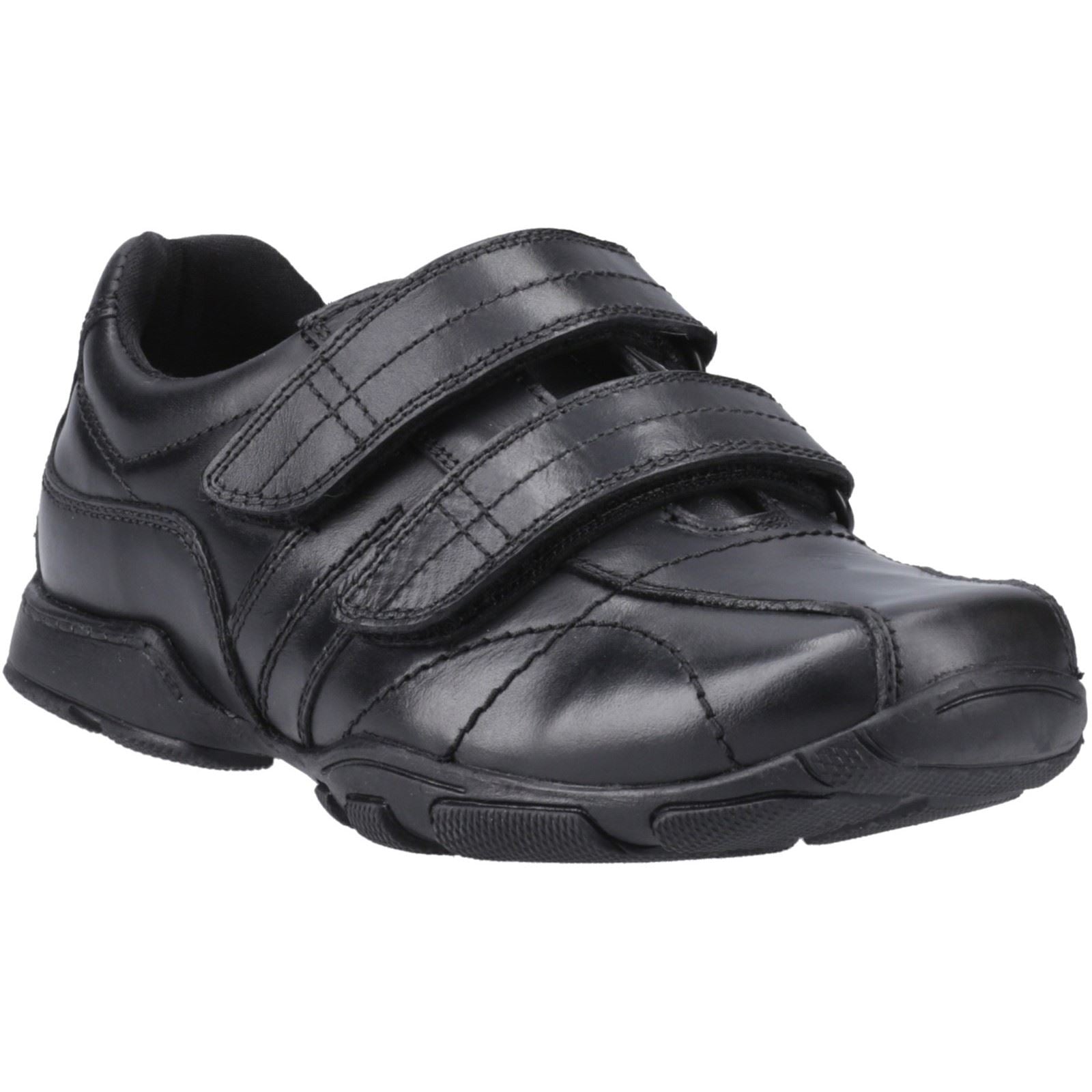 Hush Puppies Vance Lederslipper In Schwarz Für Jungen