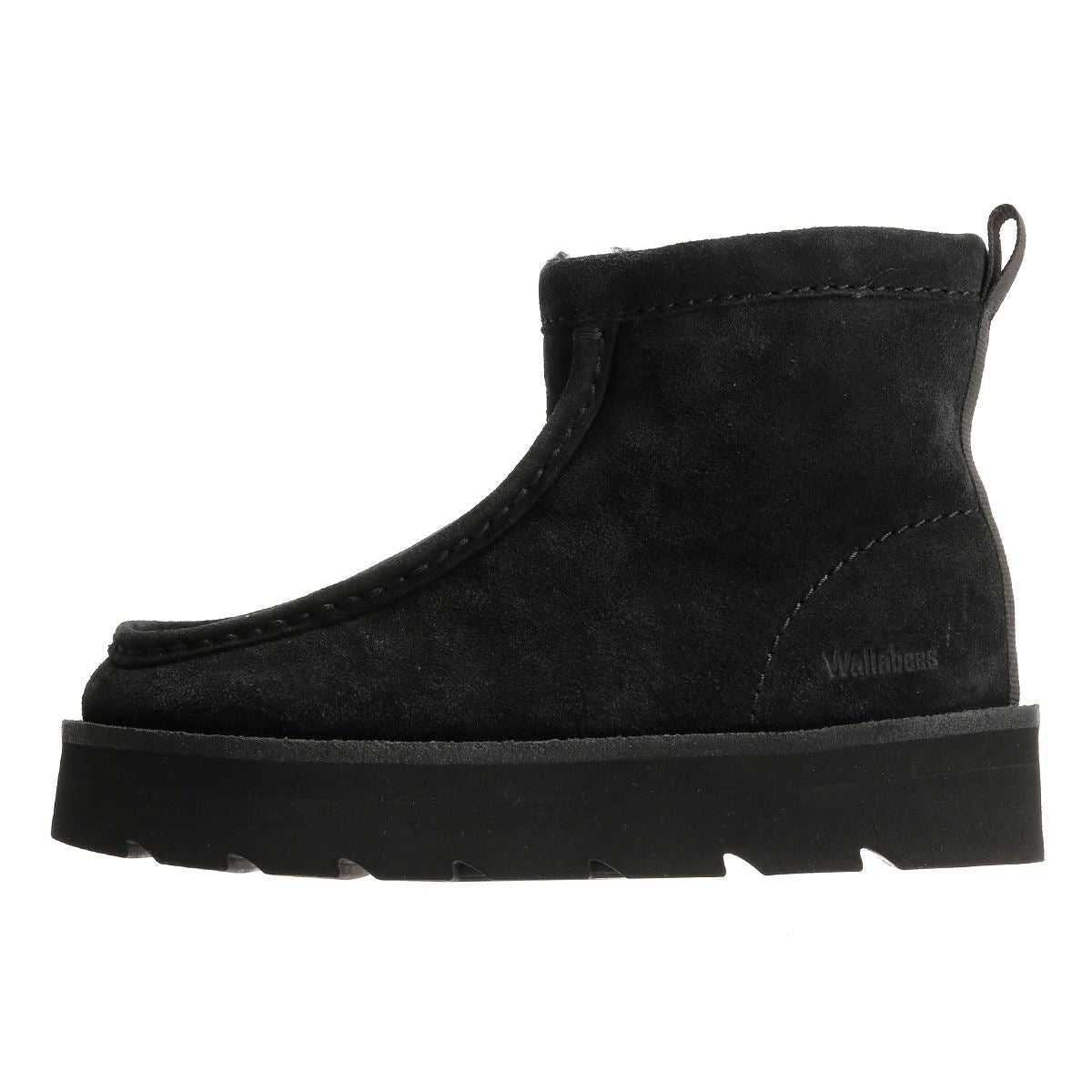 Clarks Originals Meare Rooey Wildlederschwarze Damenstiefel