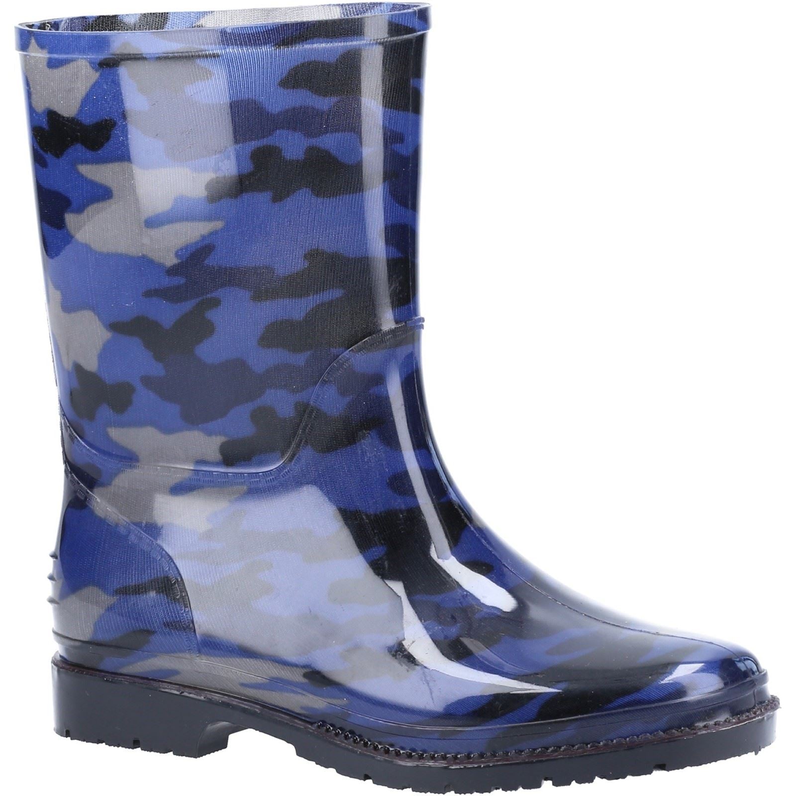 Cotswold PVC Jnr Gummistiefel Für Mädchen Aus Pvc In Marine-Tarnfarbe