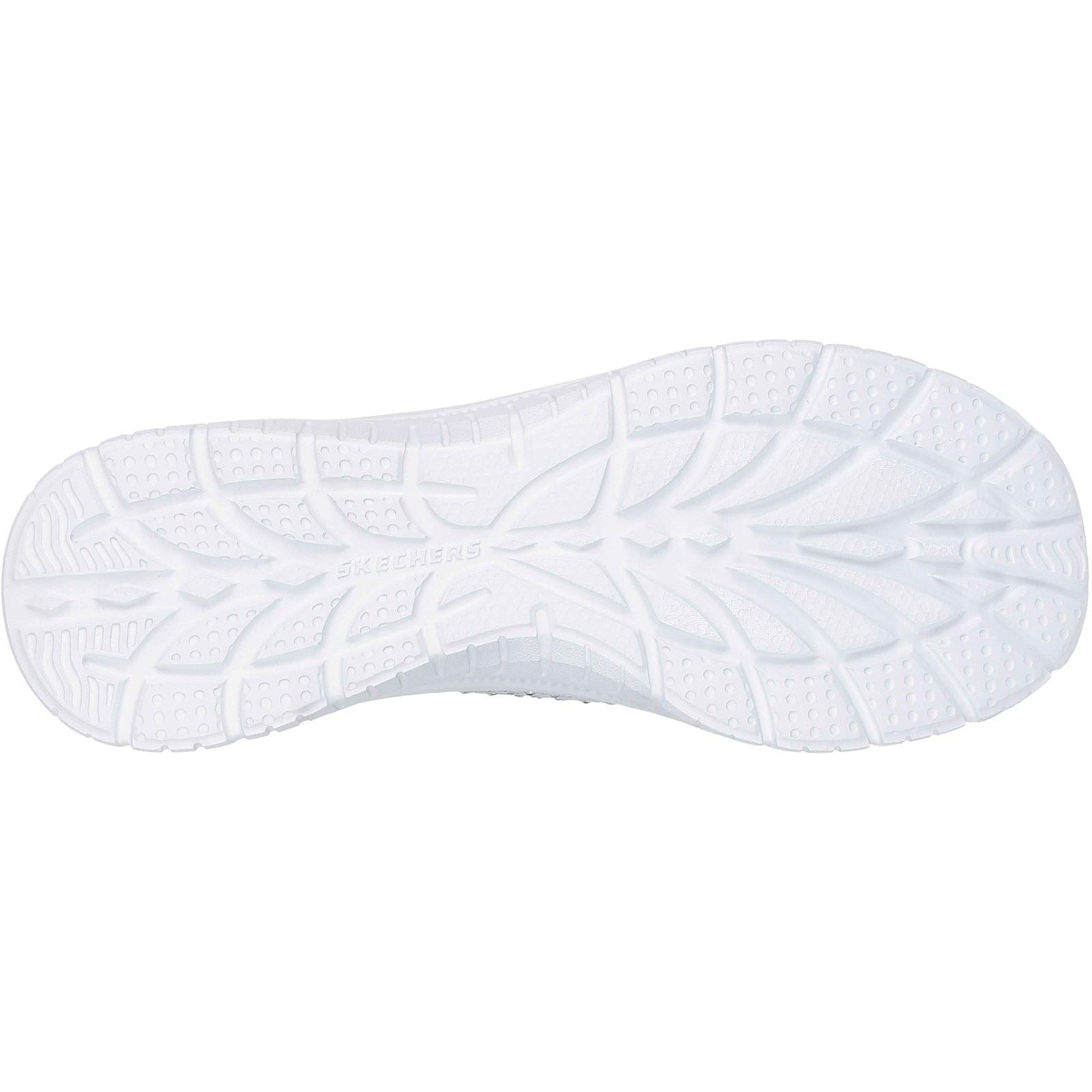 Skechers Virtue Icon Textile Damen Sneakers In Weiß/Silber