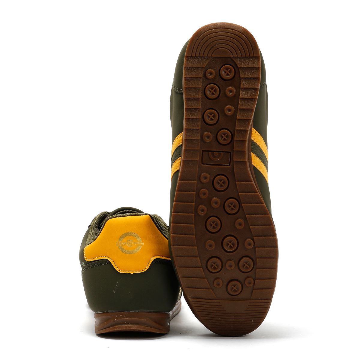 Lambretta Tackle Herren Grüne Sneaker