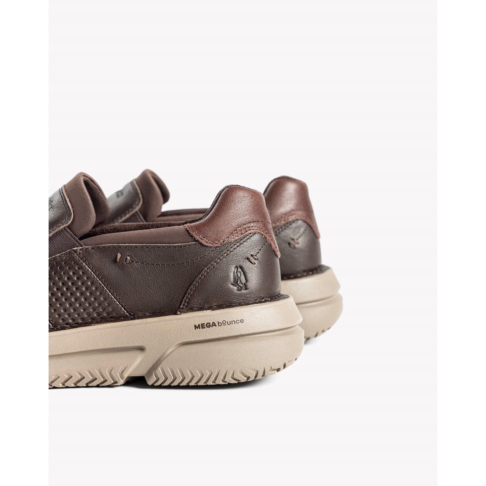 Hush Puppies Baylor Herren Slipper aus braunem Leder