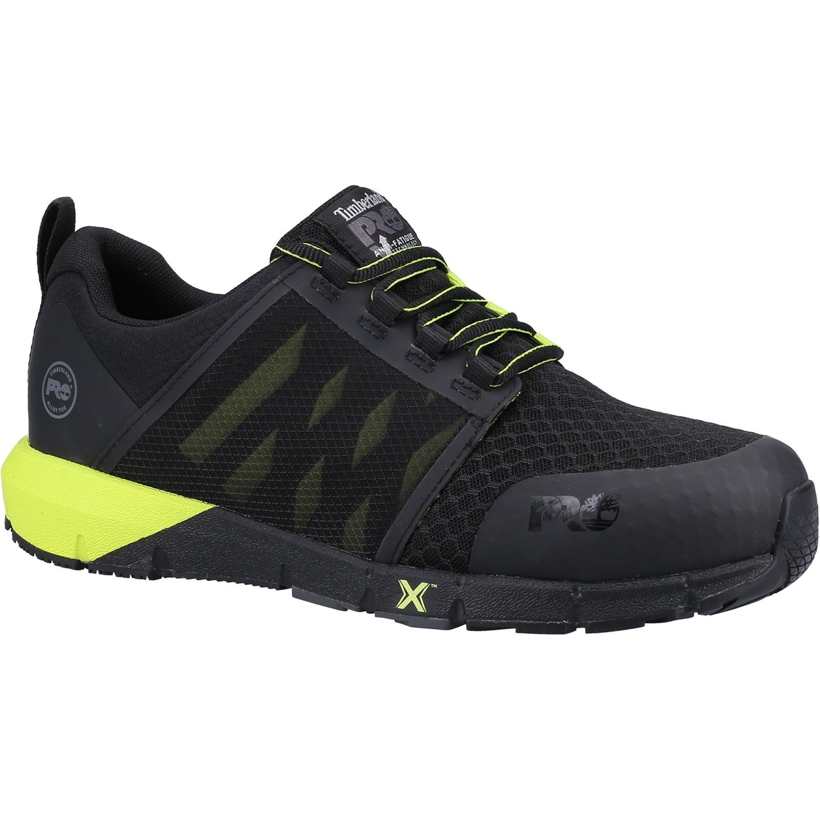 Timberland Pro Radius Textile Schwarz/Hi Viz Gelb Sicherheitssneaker