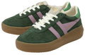 Gola Athena Wildleder Damen Grüne Sneakers