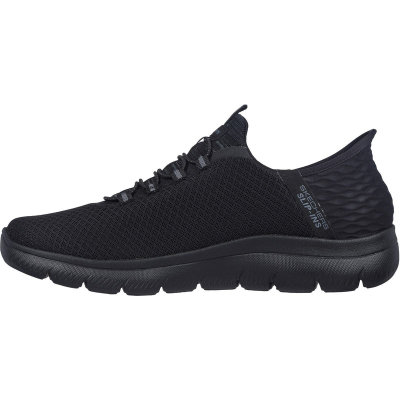 Skechers Slip-ins: Summits - High Range Synthetik Herren Sneaker In Schwarz