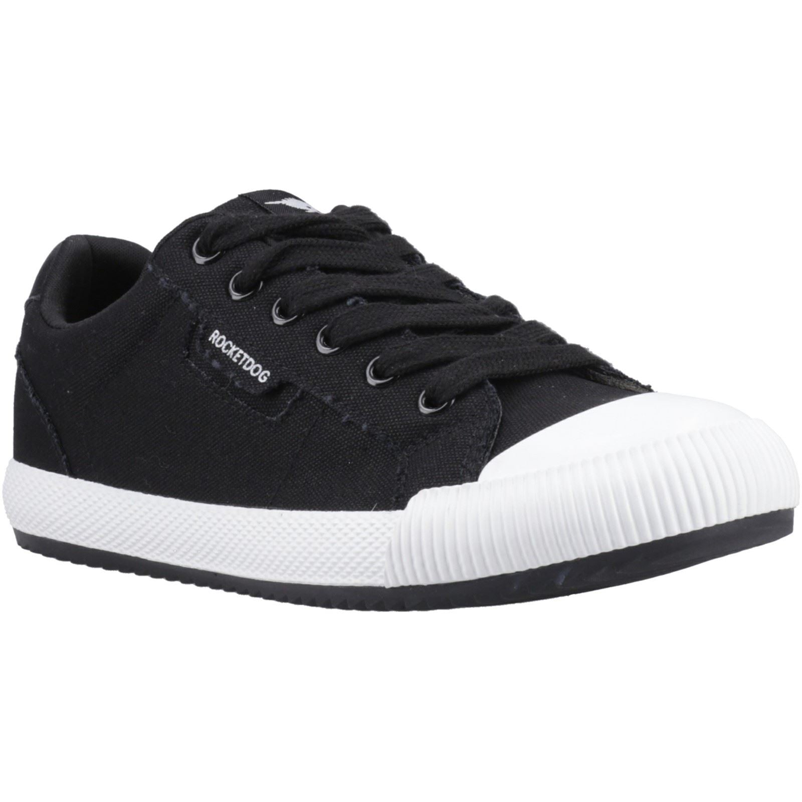 Rocket Dog Cheery Low Damen Sneakers Aus Baumwolle In Schwarz