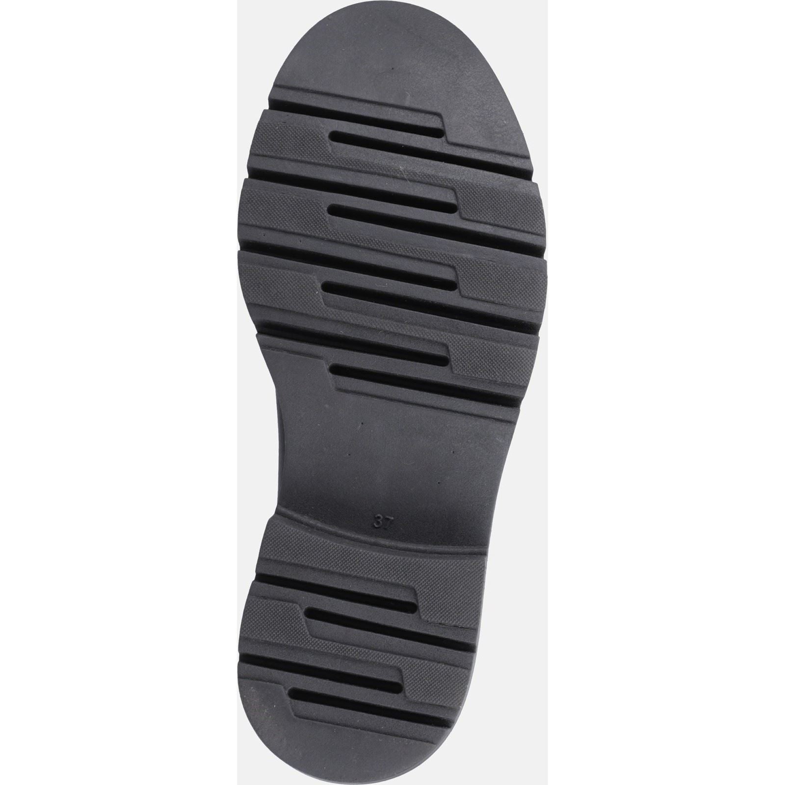 Hush Puppies Raya Chelsea Damenlederstiefel In Schwarz