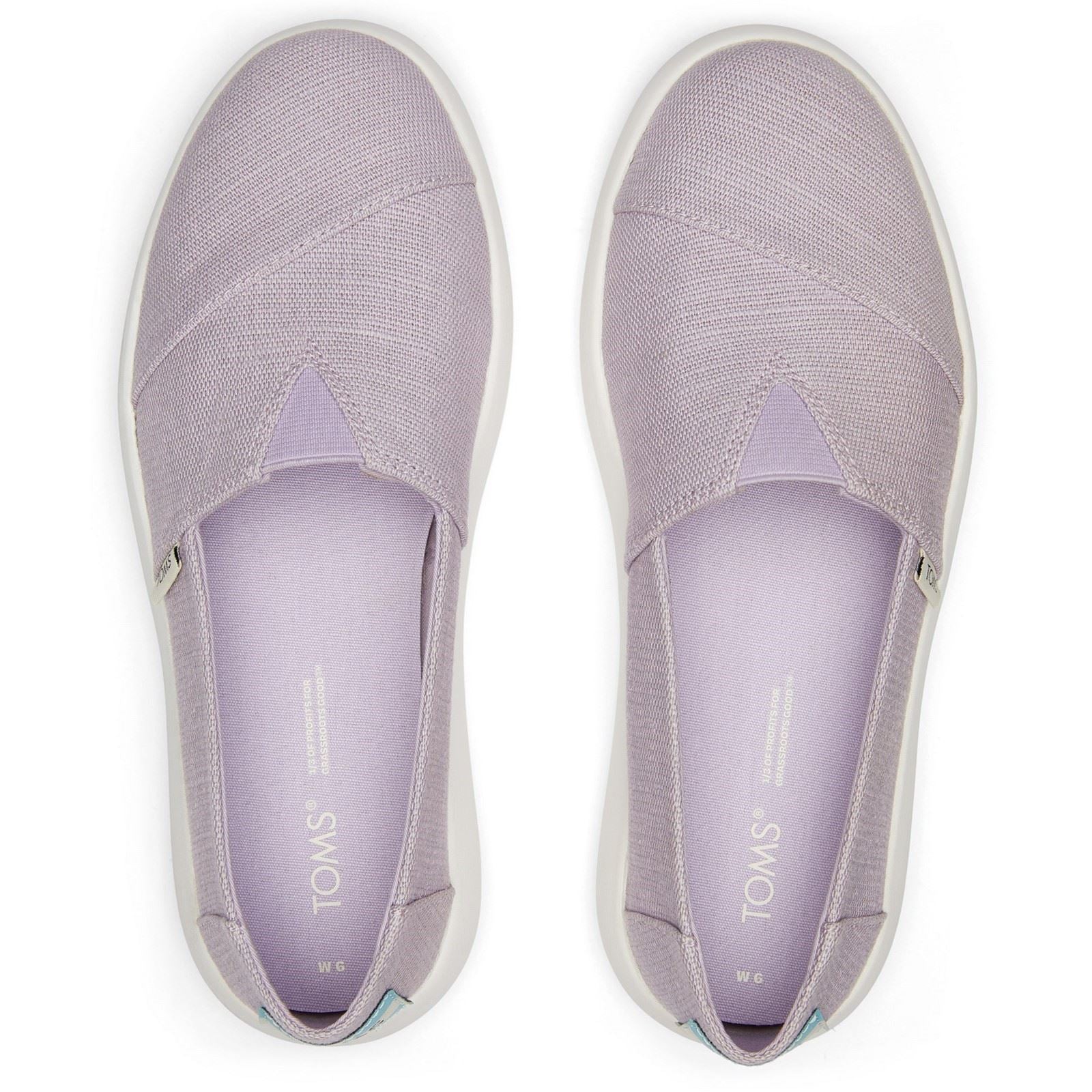 TOMS Alpargata Mallow Jutefrau Lila Espadrilles