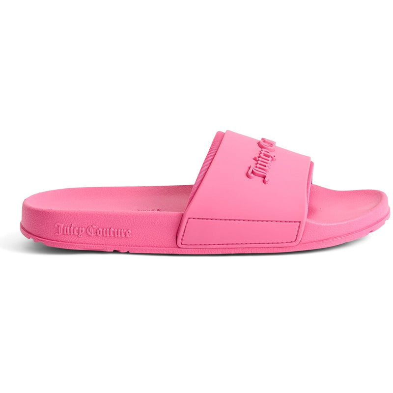 Juicy Couture Embossed Pvc Damen Pink Glow Slides