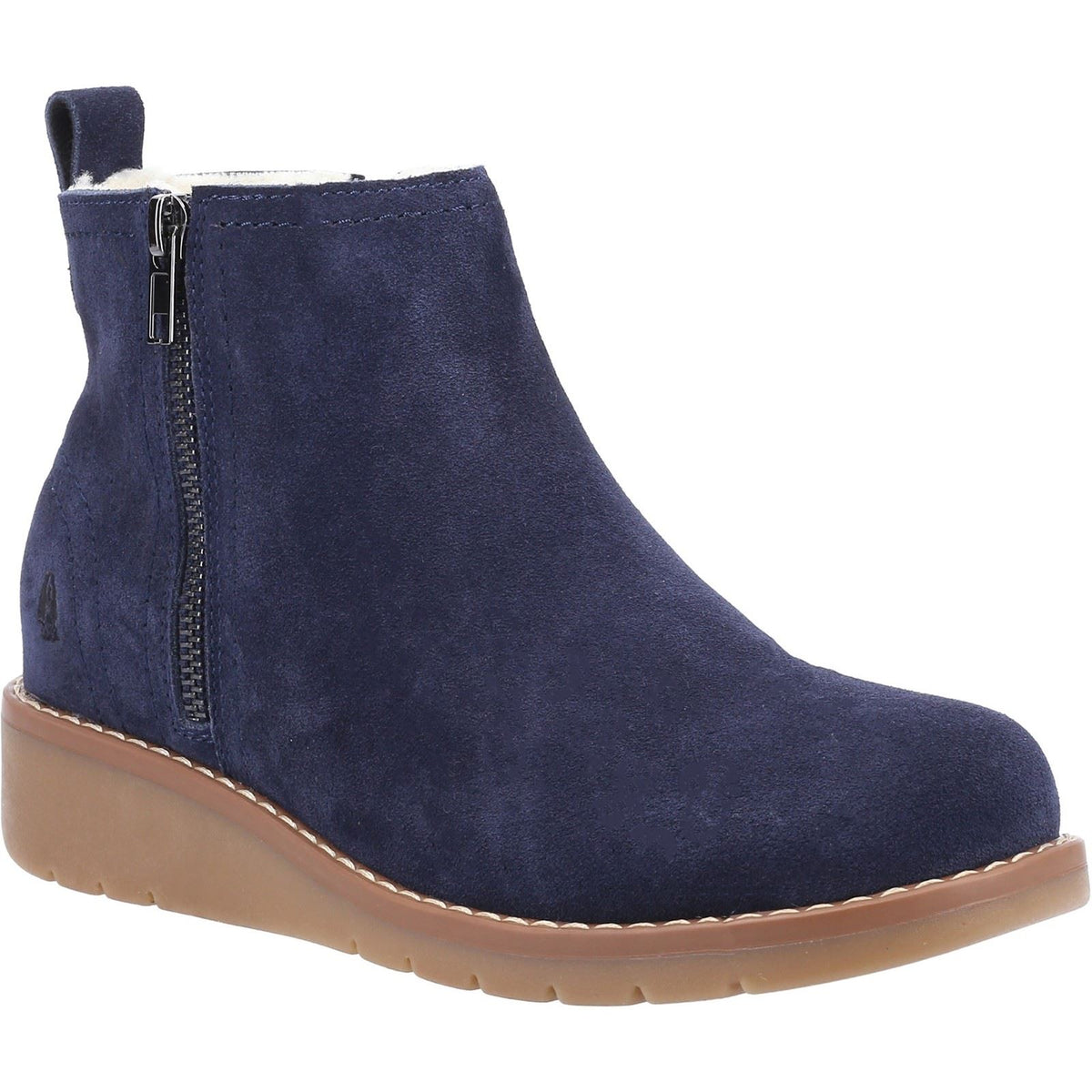Hush Puppies Libby Wildleder Damen Stiefel In Marineblau