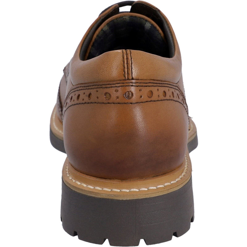 Hunter Cawdor Leder-Herren-Tan-Brogues-Schuhe
