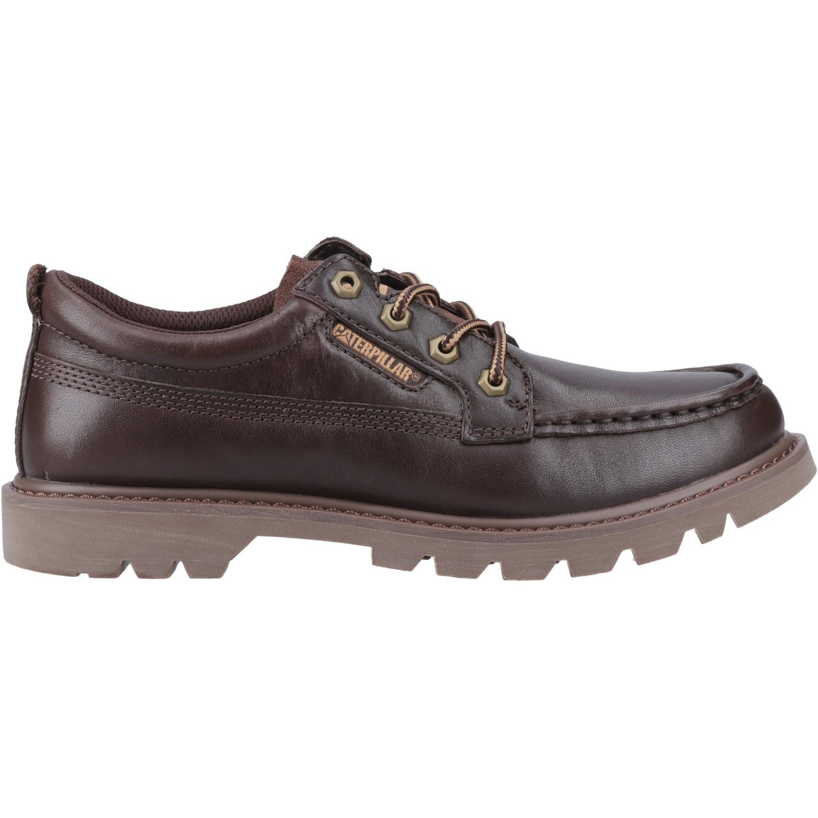 Caterpillar Colorado Moc Toe Low Leder Herren Dunkelbraune Schnürschuhe