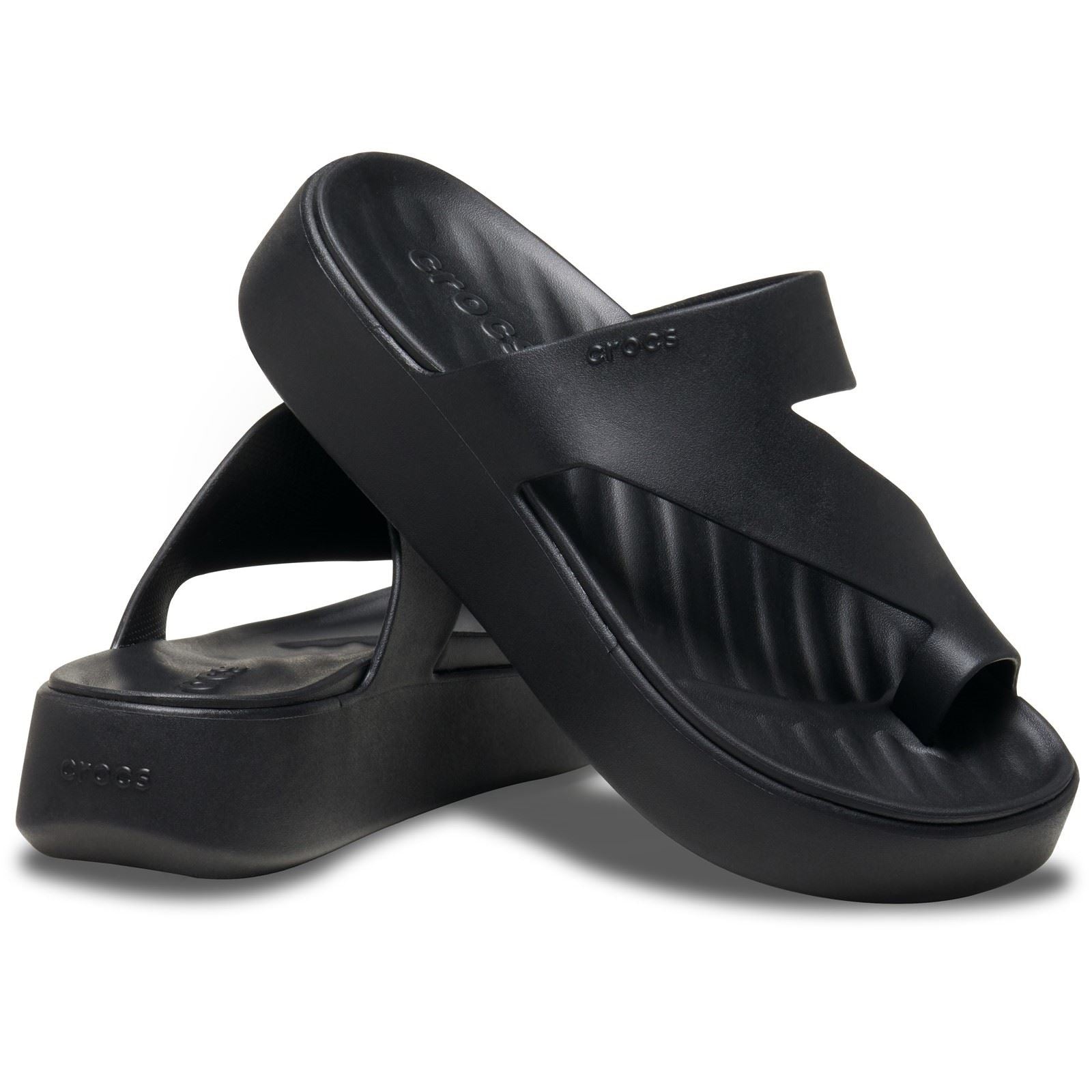 Crocs Getaway Platform Thermoplastische Damenschuhe In Schwarz