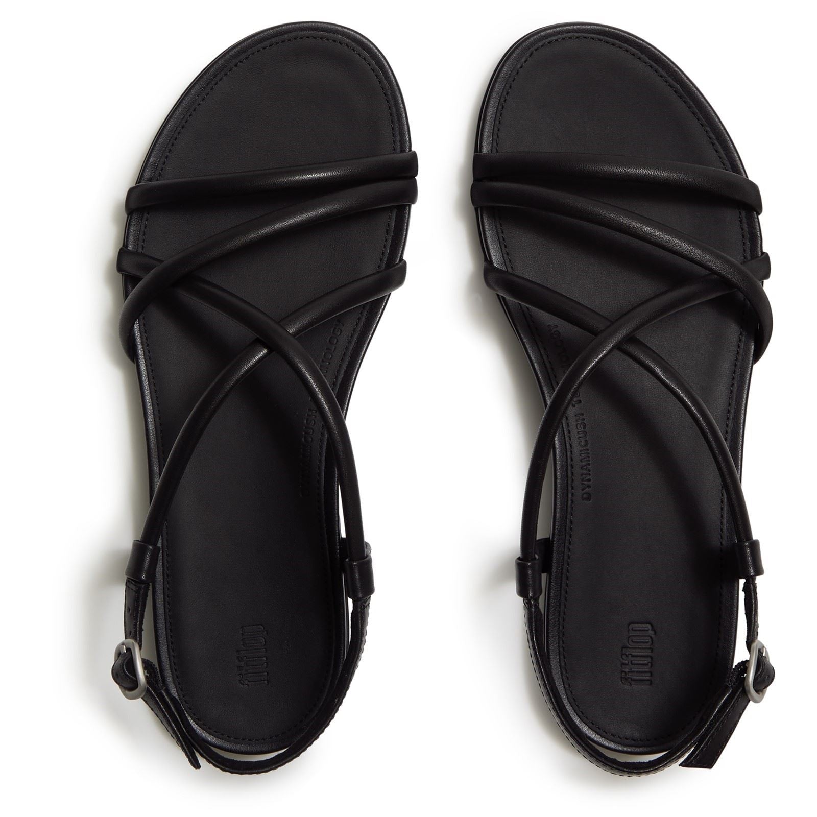 Fitflop Gracie Crystal Leder Damen All Black Sandalen