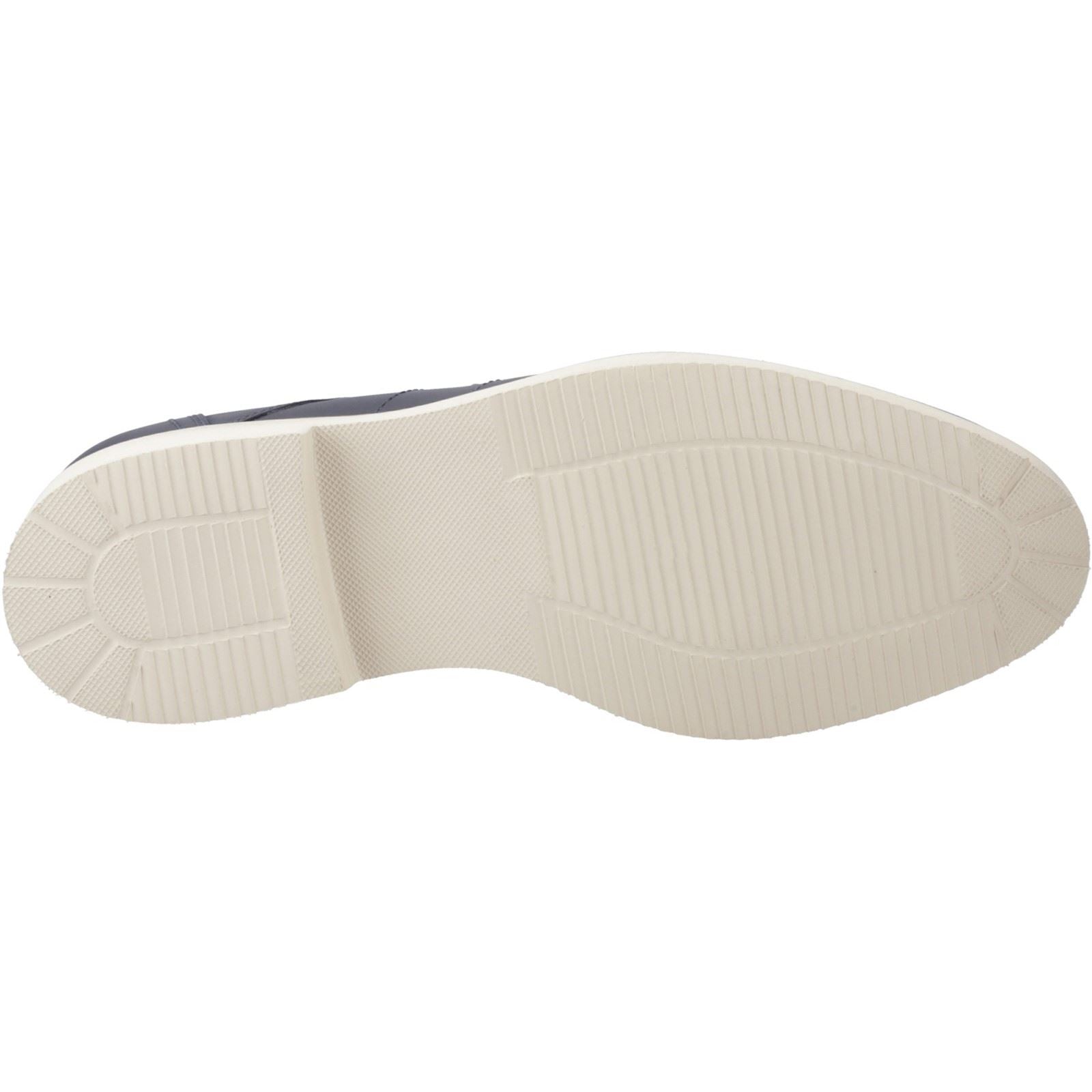 Pod Hampton Leder Herren Marineblaue Schnürschuhe