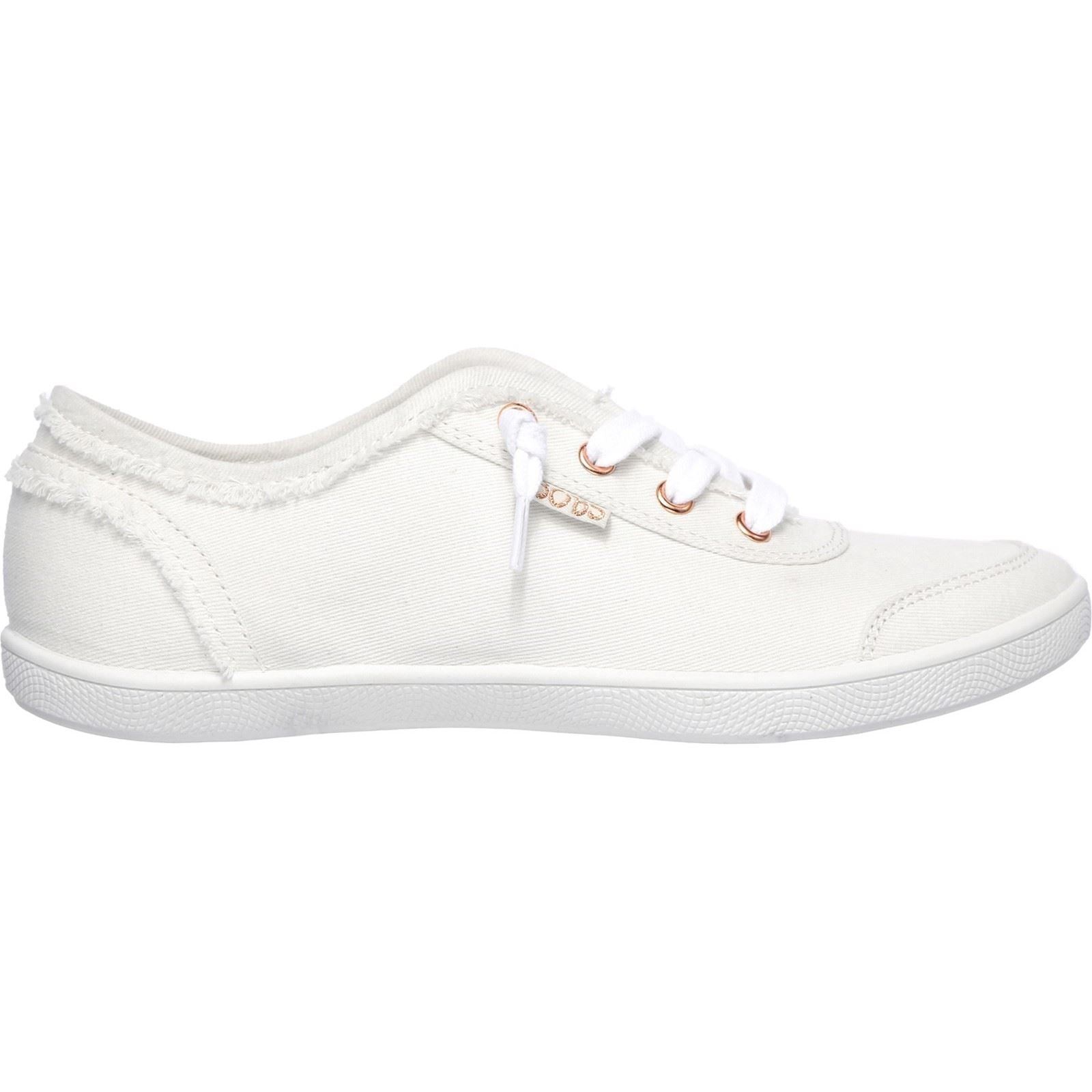 Skechers BOBS B Cute Baumwoll Damensneaker In Weiß