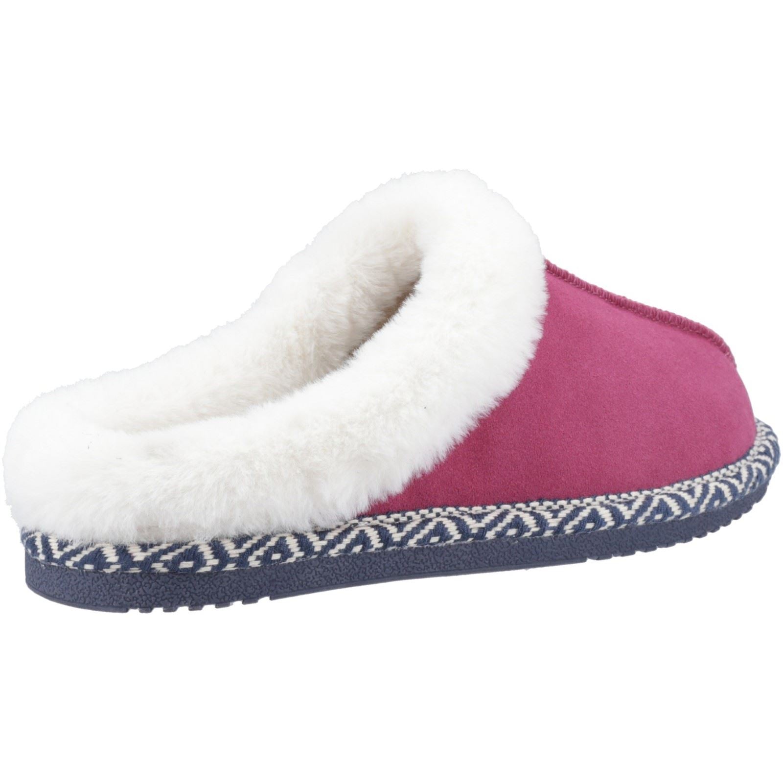 Hush Puppies Amara Wildleder Damen Rosa Hausschuhe